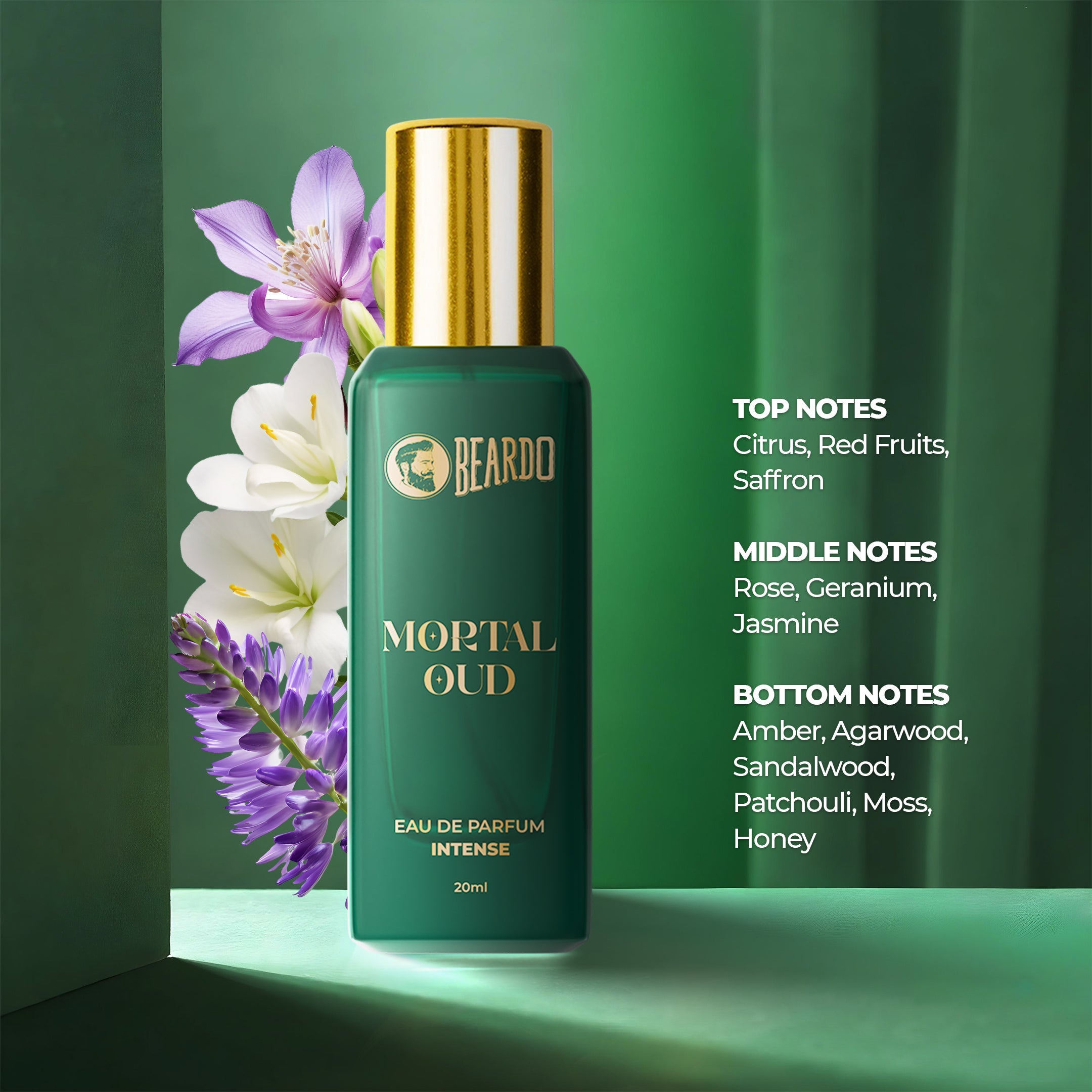 Beardo Three Worlds of Oud Luxury Perfume Giftset 20ml X 3 - Image 5 - Buy from Indicrest