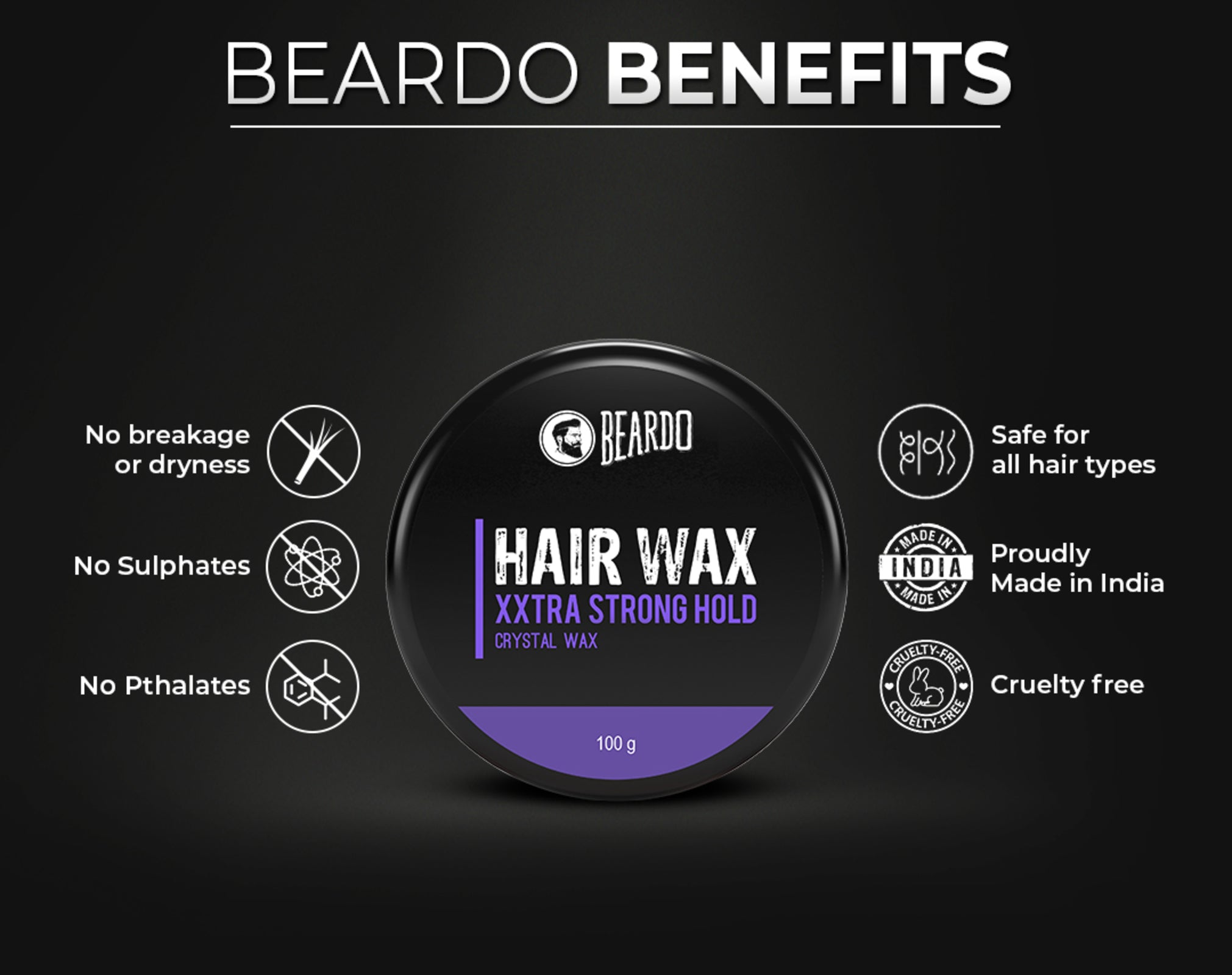 Beardo Hair & Beard Styling Duo Combo, XXTRA Strong Hold - Image 12 - Buy from Indicrest
