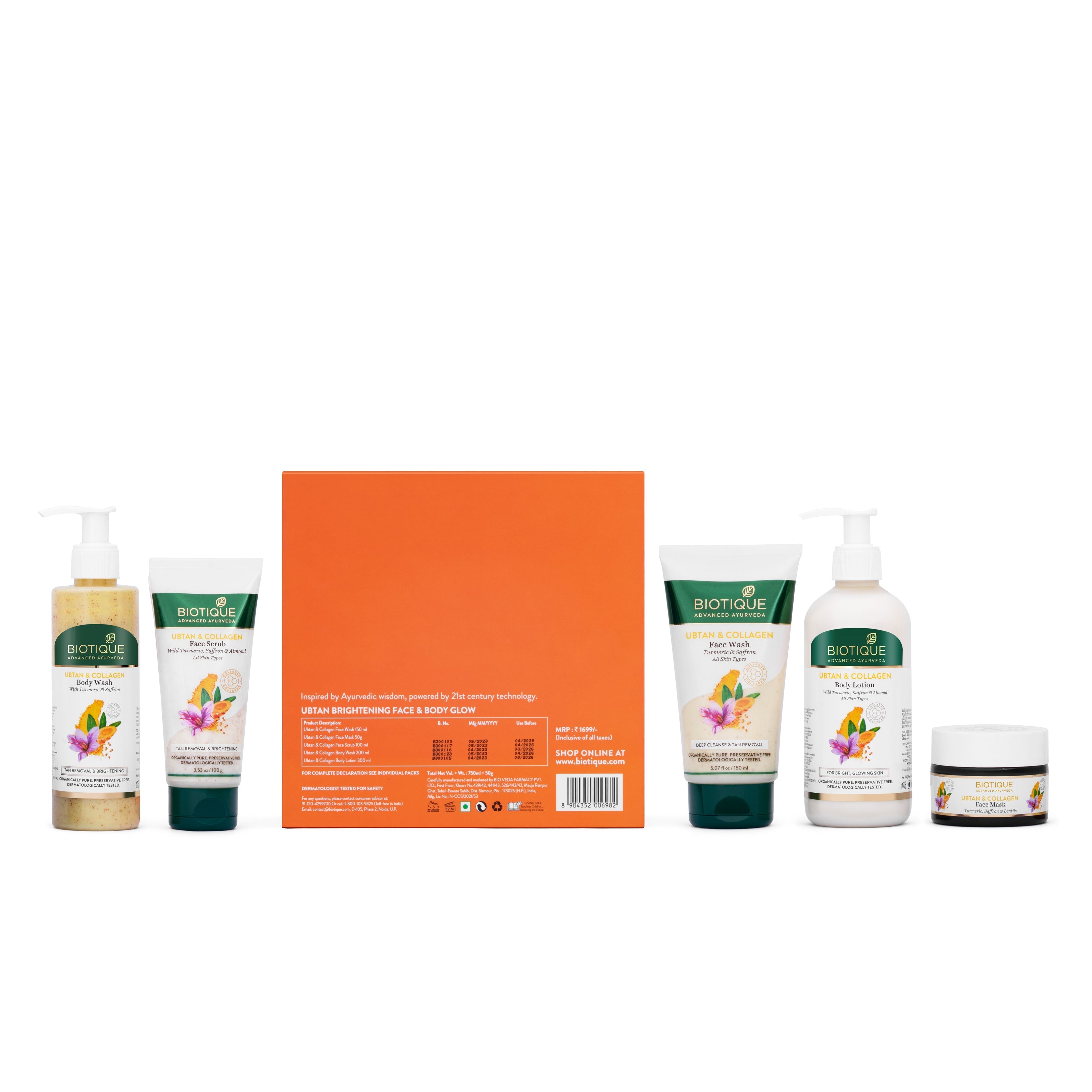 Biotique Ubtan Glowing Skin Essential Gift Kit - Image 7 - Buy from Indicrest
