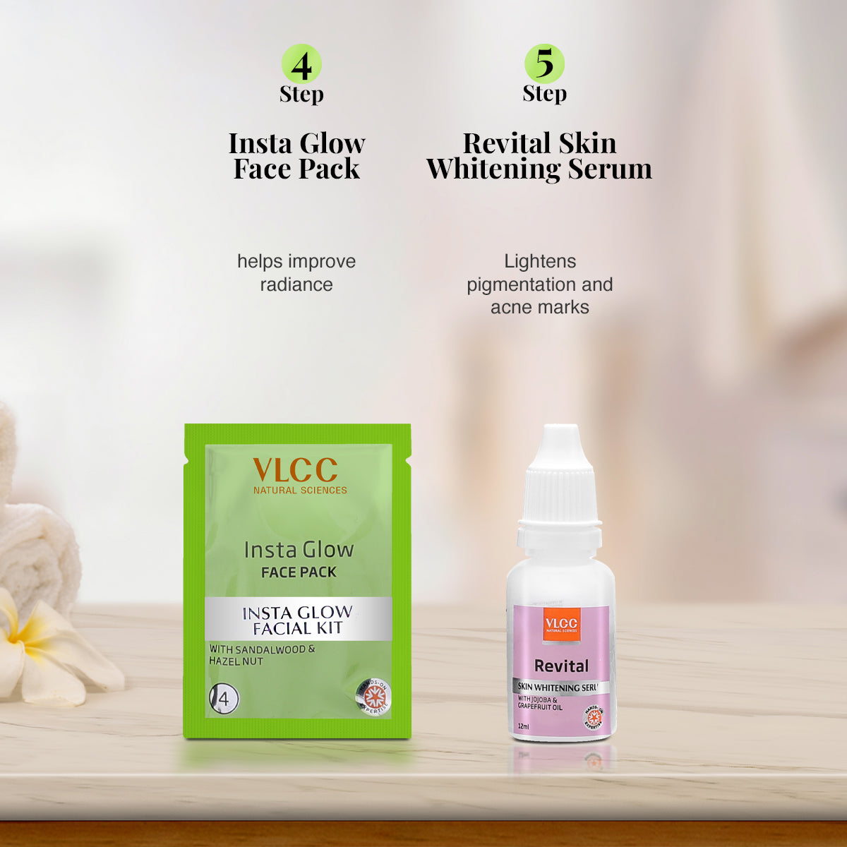 VLCC Salon Series Insta Glow and Gold Facial Kit - Image 10 - Buy from Indicrest