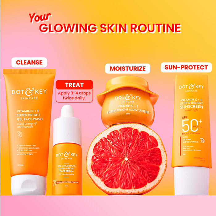 Dot & Key 10% Vitamin C + E Face Serum with 5% Niacinamide, 30ml