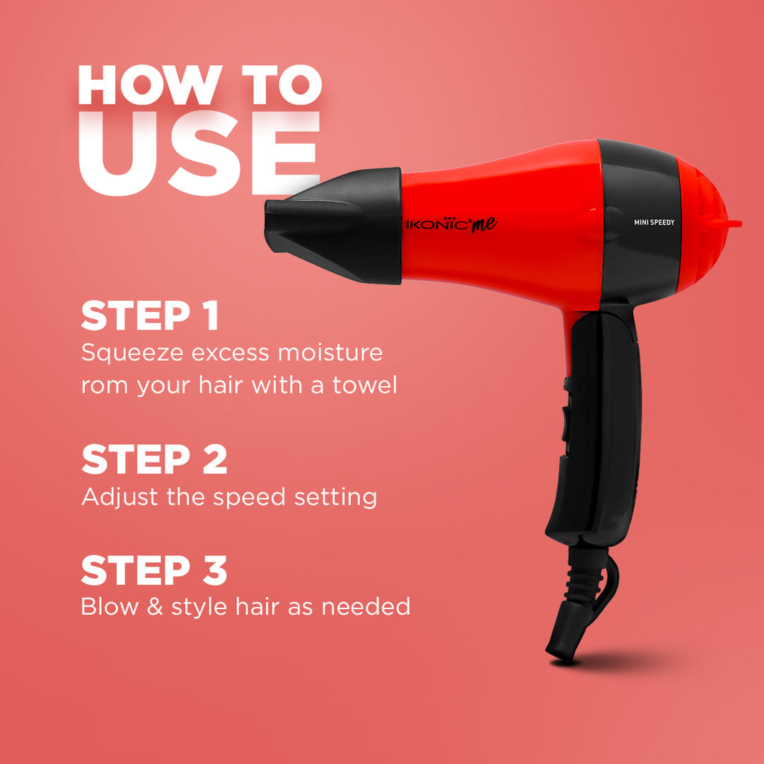 Ikonic Me Mini Speedy Hair Dryer