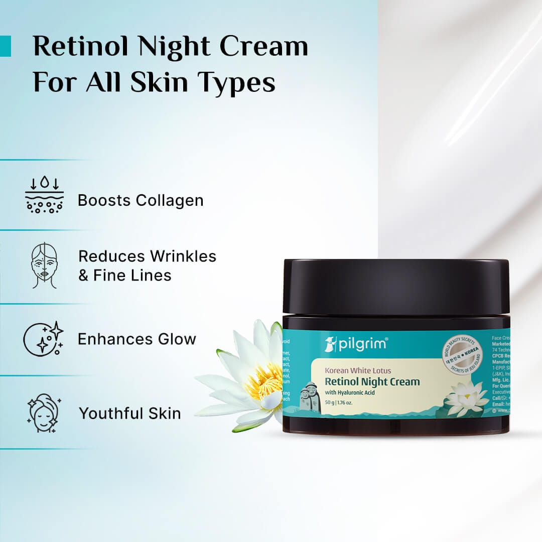 Pilgrim Glow Renewal Trio, Night Cream 50g + Moisturizer 100g + Face Wash 100ml
 - Image 6 - Buy from Indicrest