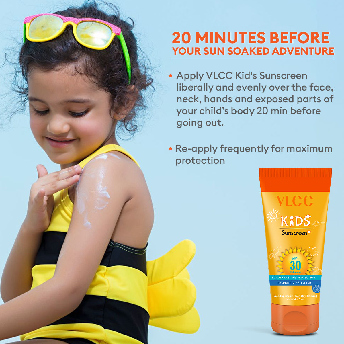 VLCC Kid's Sunscreen SPF 30 - 50ml + 25ml FREE - Image 5 - Buy from Indicrest