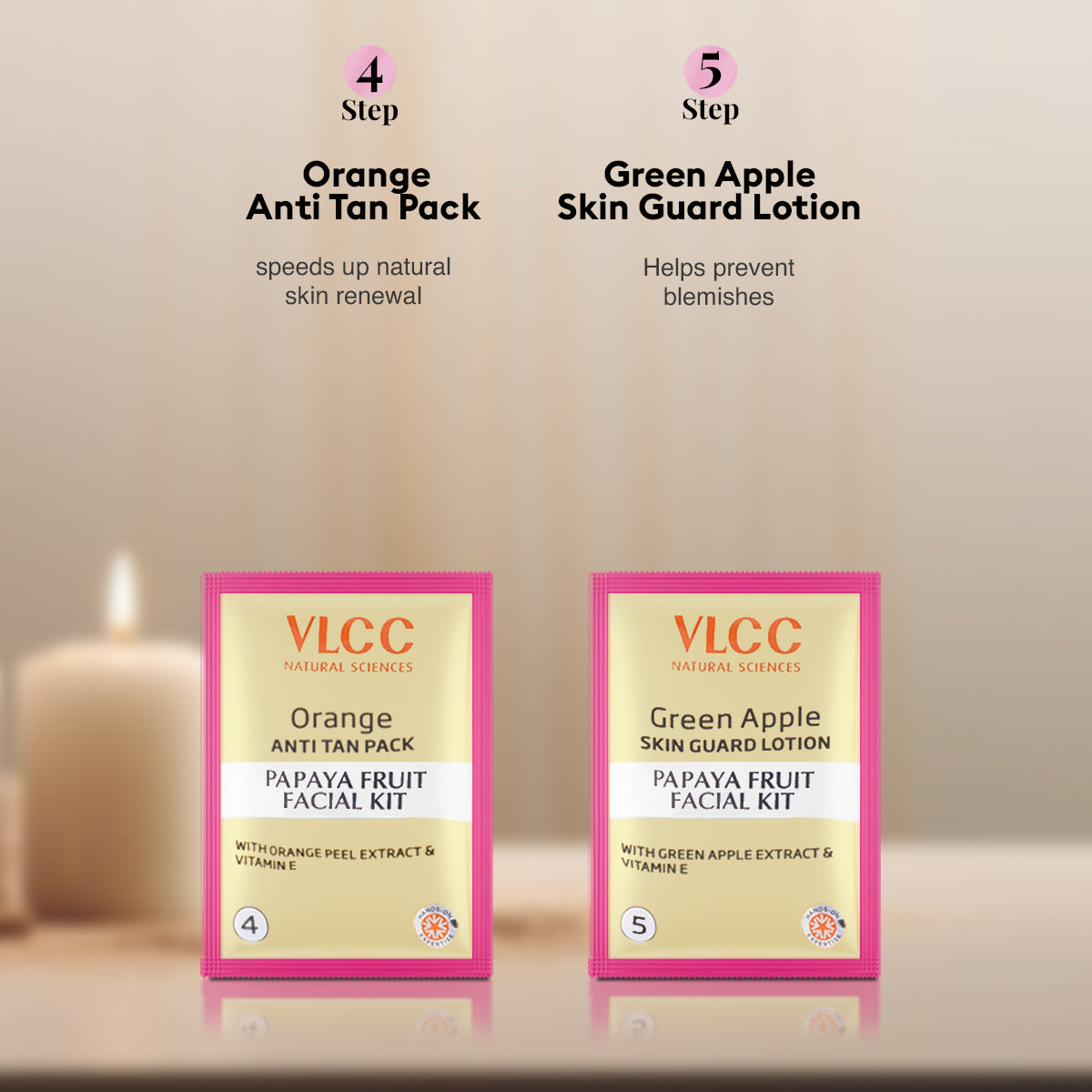 VLCC Salon Series Fruit Facial Kit ( 6 Facials ) - 300 g - Image 6 - Buy from Indicrest