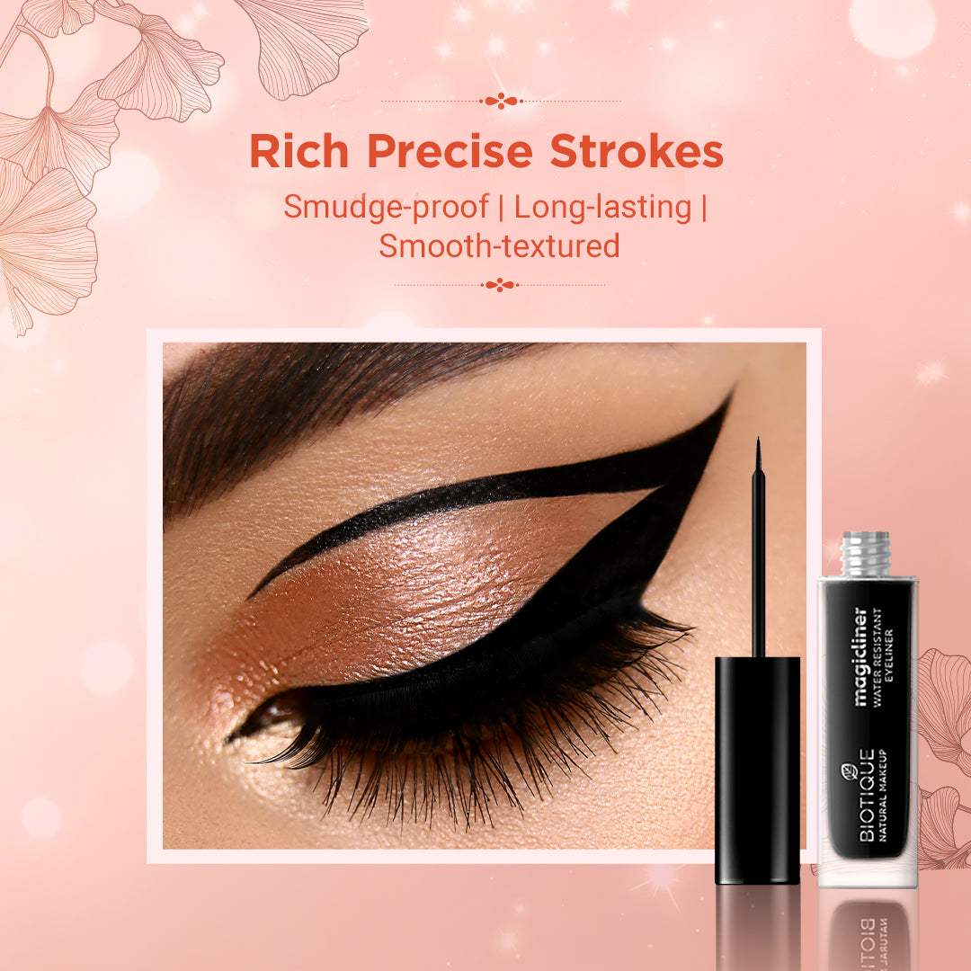 Biotique Natural Makeup Magicliner, Midnight Black, 9ml - Image 5 - Buy from Indicrest