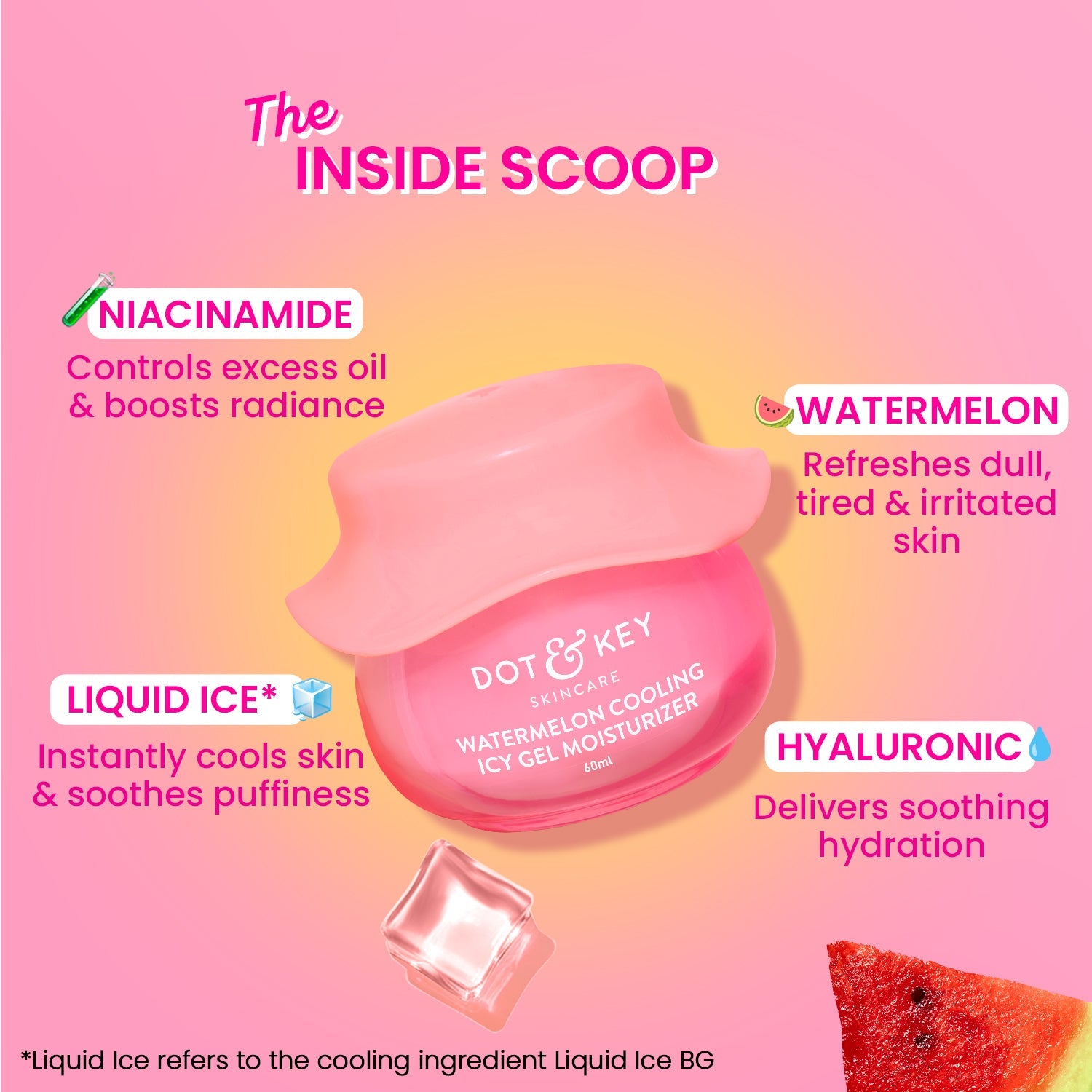 Dot & Key Instant Cooling Watermelon Duo, (60ml+50g)