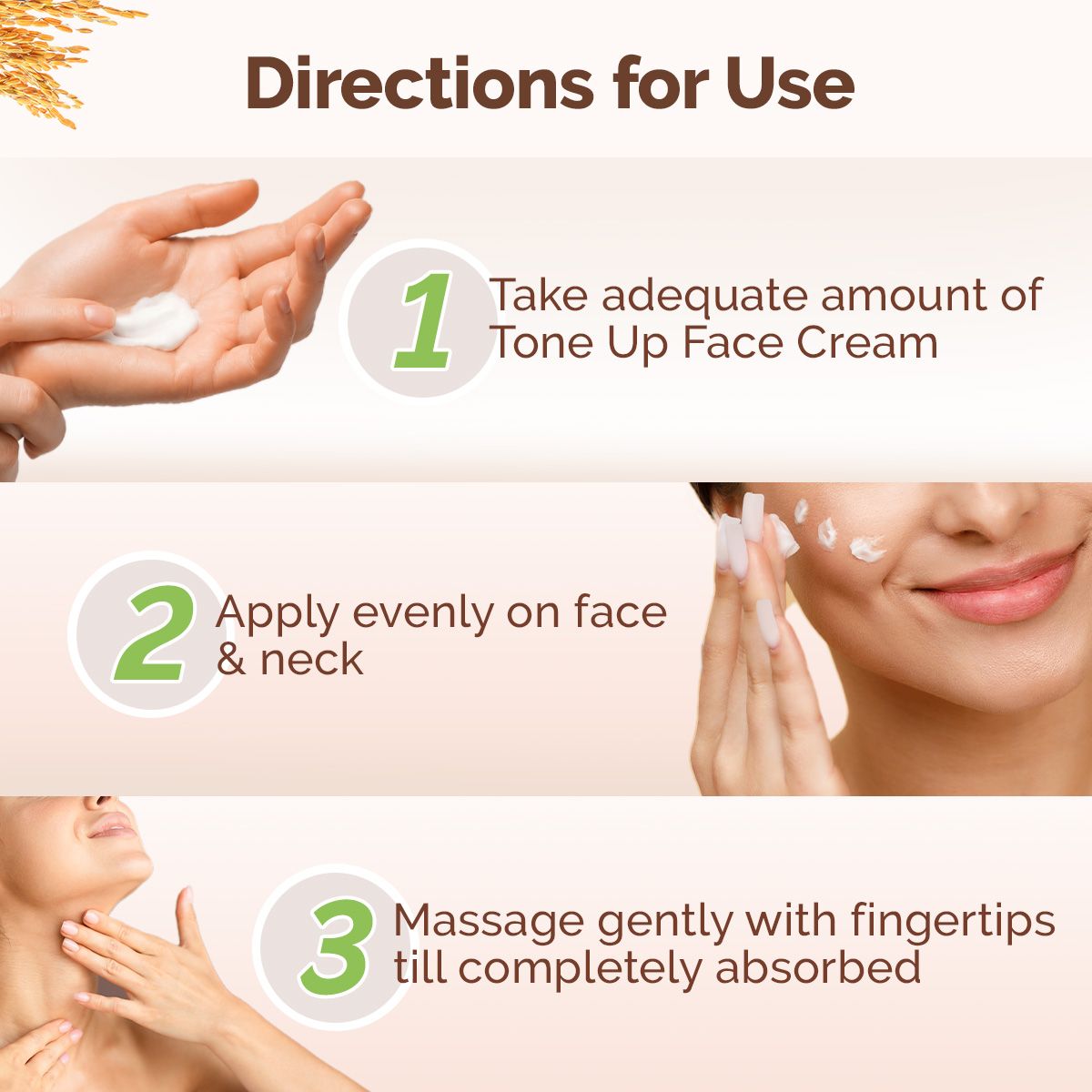 Mamaearth Rice Water Tone Up Face Cream with Rice Water & Niacinamide for Glass Skin, 50g - Image 5 - Buy from Indicrest