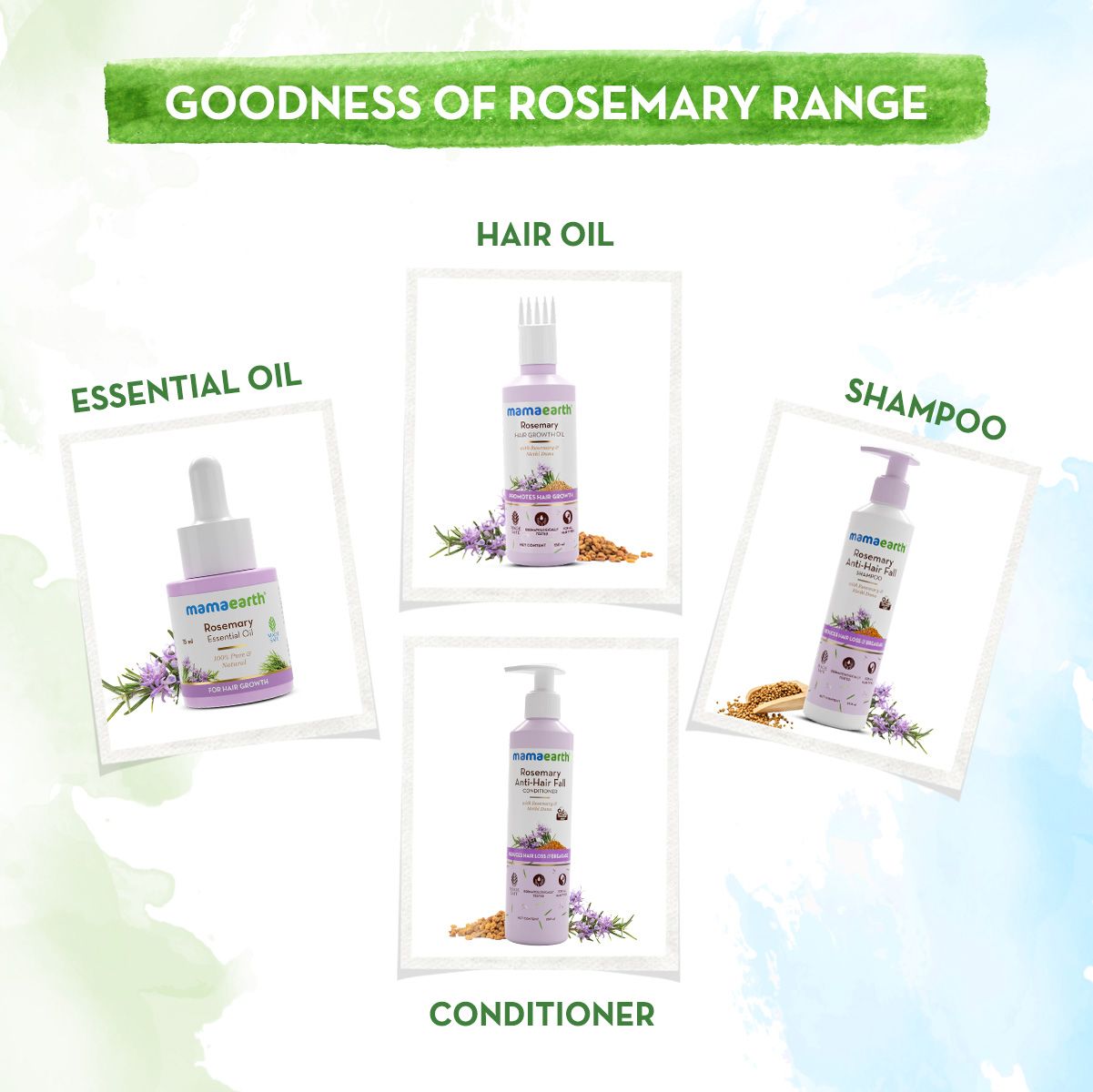 Mamaearth Rosemary Essential Oil for Hair Growth, 15ml - Image 7 - Buy from Indicrest