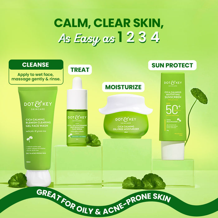 Dot & Key Cica + Salicylic Acid Face Wash for Oily Skin, 100ml