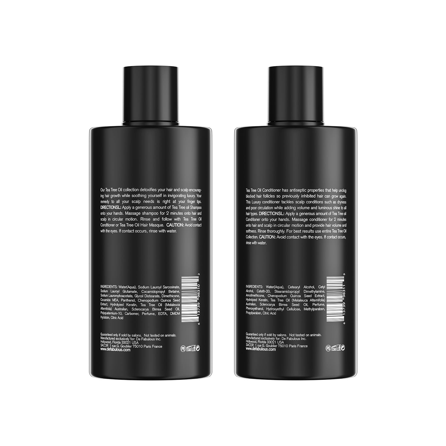 De Fabulous Tea Tree Oil Shampoo 250ml and Conditioner 250ml - Image 6 - Buy from Indicrest