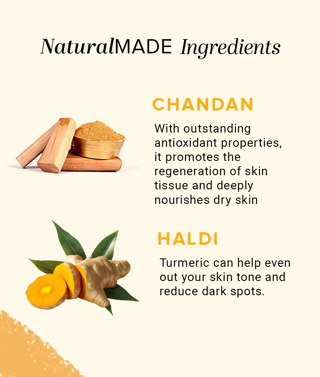 Khadi Natural Chandan Haldi Soap - 125gm - Image 3 - Buy from Indicrest