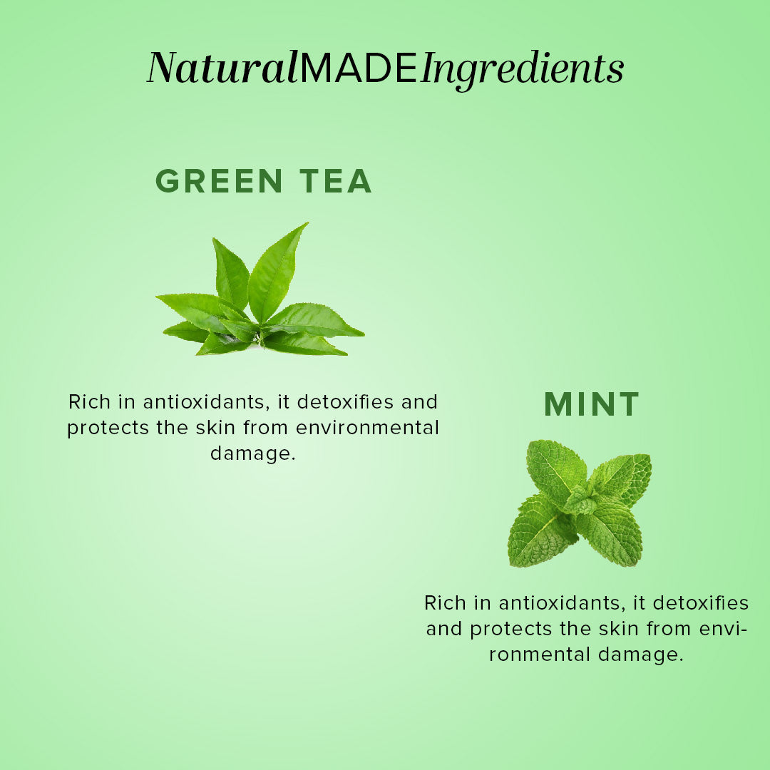 Khadi Natural Green Tea & Mint Body Wash SLS & Paraben Free - 210ml Sale - Image 3 - Buy from Indicrest