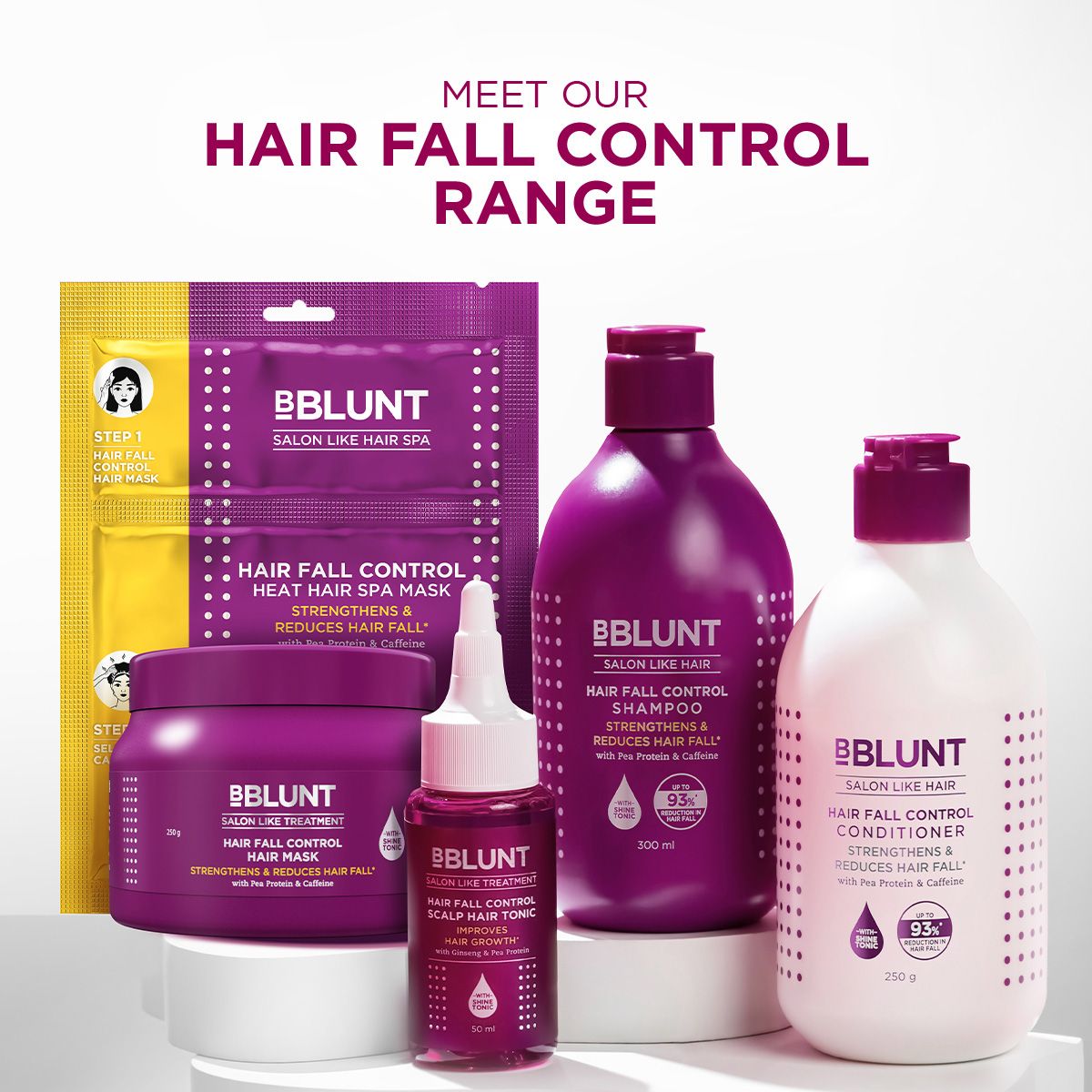 Bblunt Hair Fall Control Scalp Hair Tonic, 50ml - Image 5 - Buy from Indicrest