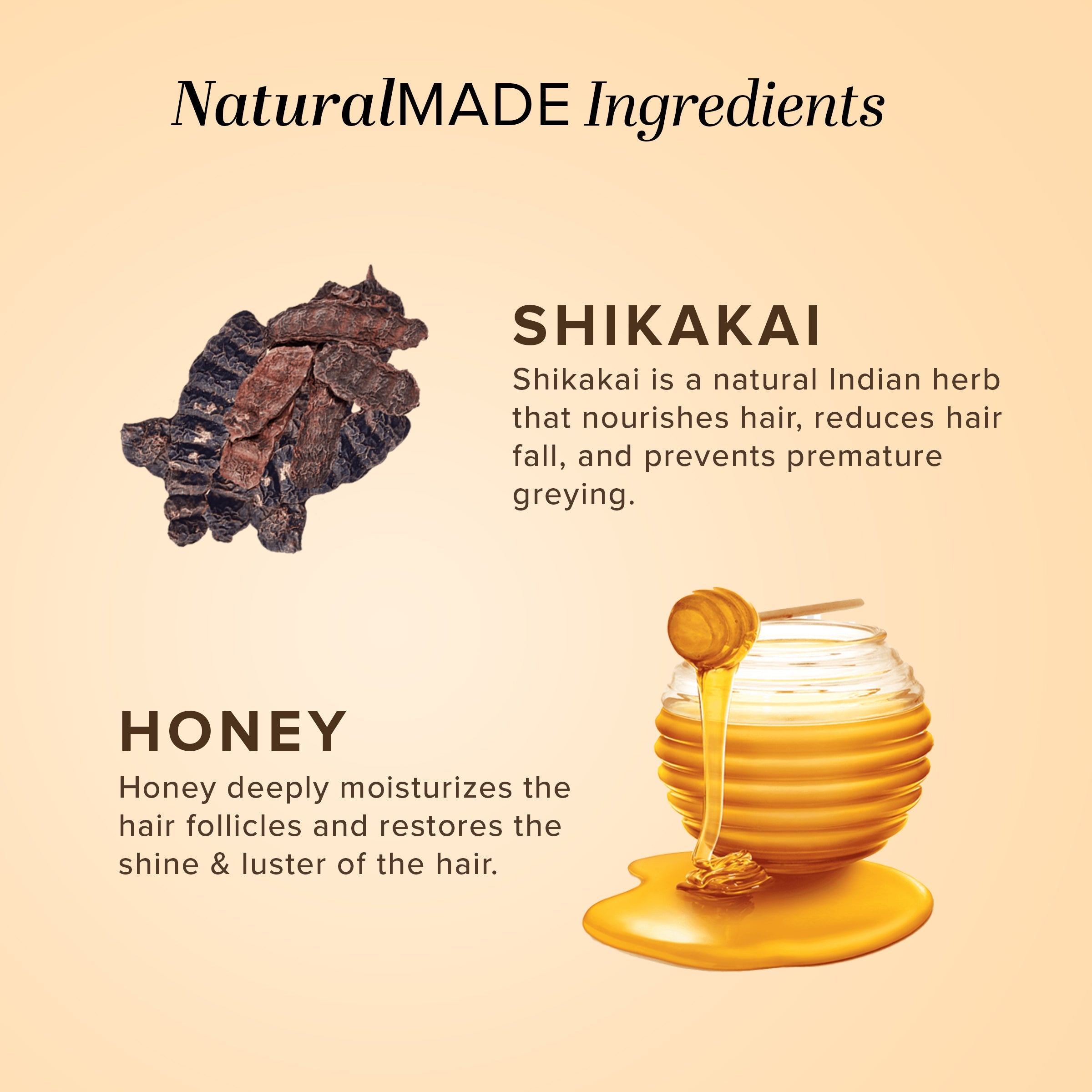 Khadi Natural Shikakai & Honey Cleanser & Conditioner SLS & Paraben Free Combo - 210ml Each Sale - Image 3 - Buy from Indicrest