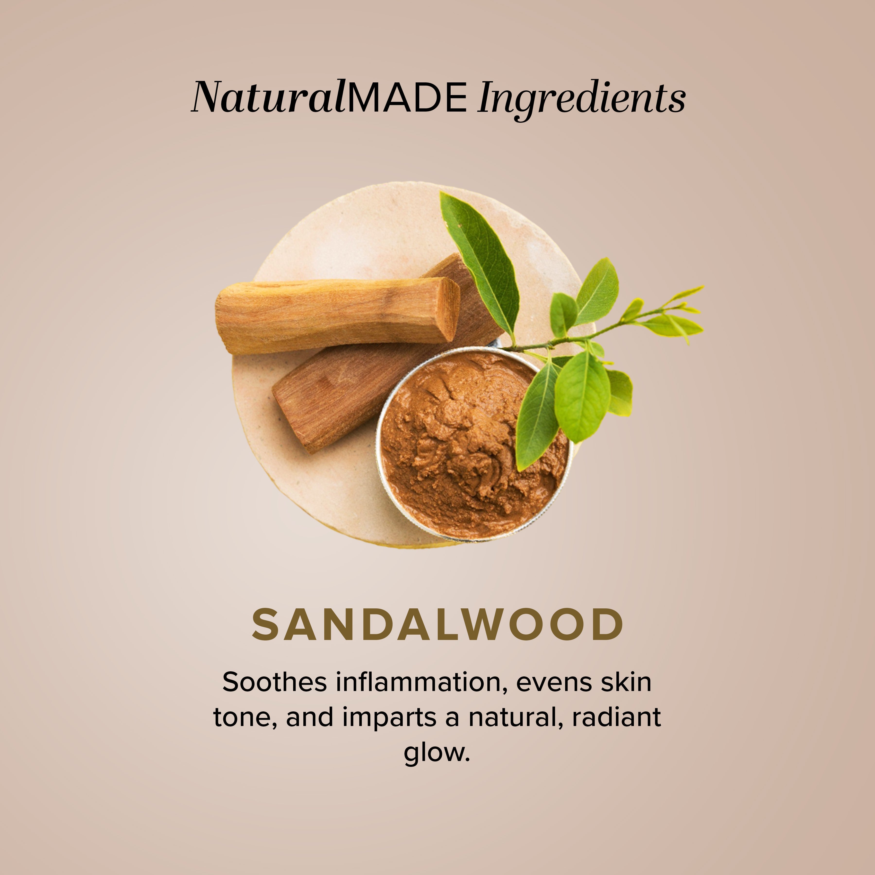 Khadi Natural Sandalwood Face Pack - 100gm - Image 3 - Buy from Indicrest