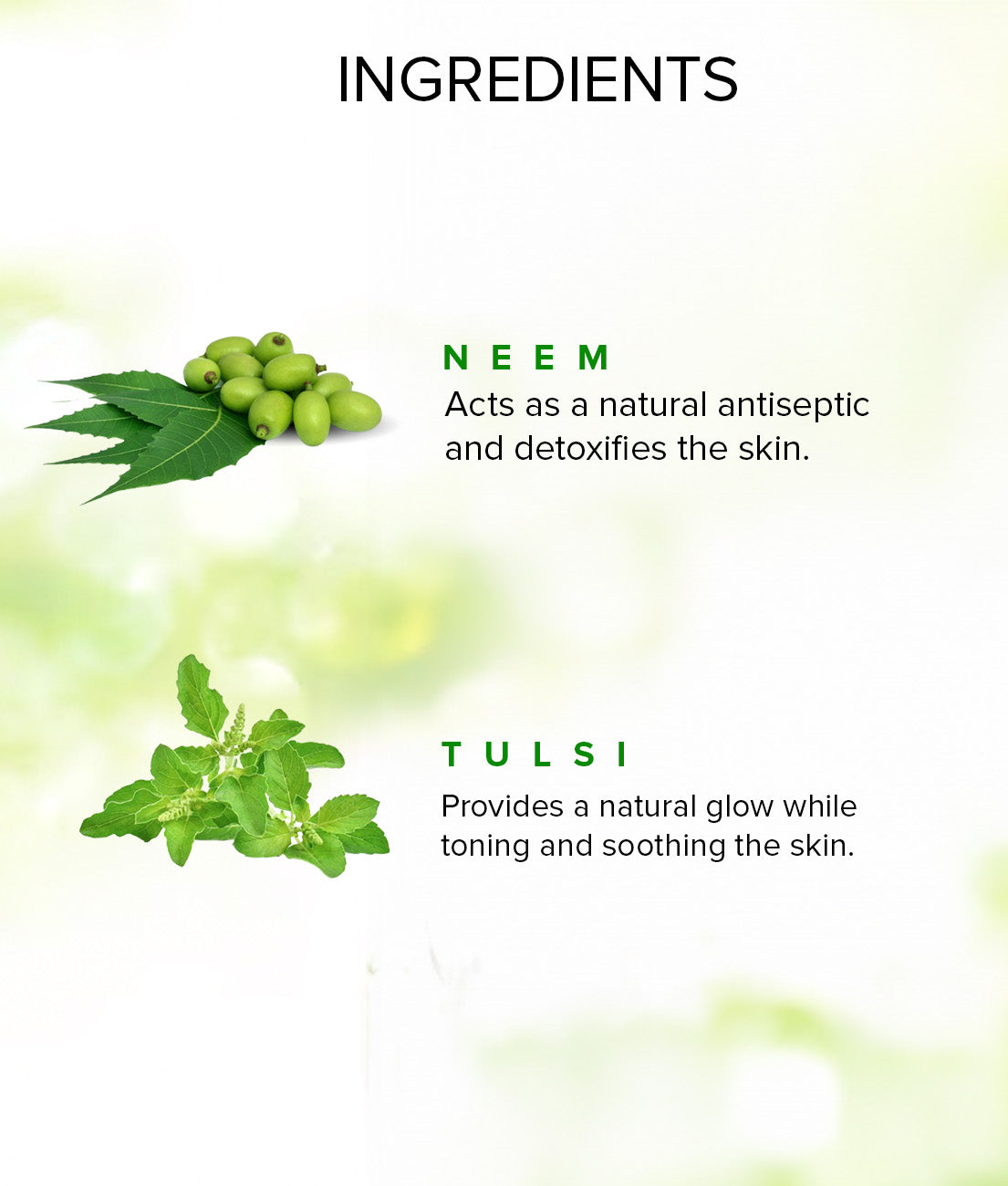Khadi Natural Neem - Tulsi Soap - 125gm - Image 3 - Buy from Indicrest
