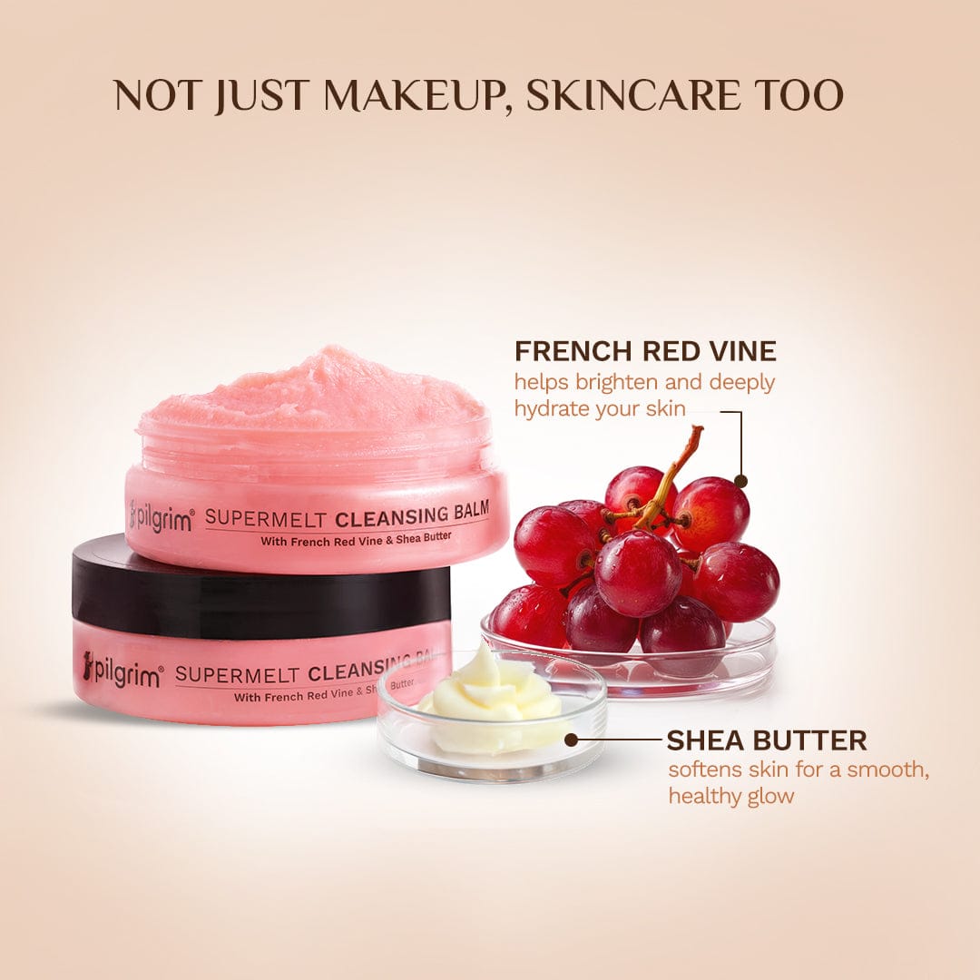 Pilgrim French Red Vine Supermelt Cleansing Balm, 75g - Image 3 - Buy from Indicrest