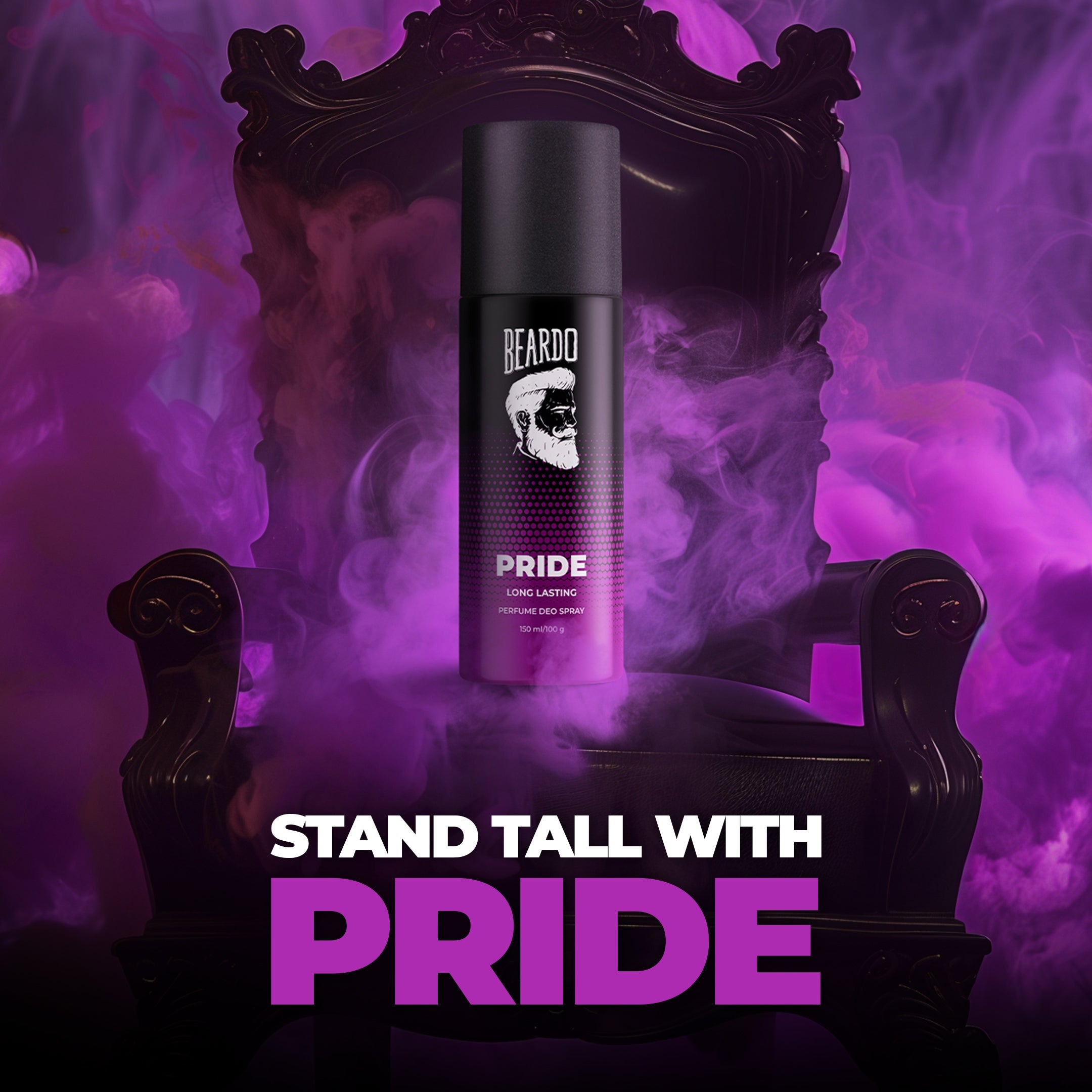 Beardo Pride Perfume Deo Spray, 150ml - Image 6 - Buy from Indicrest