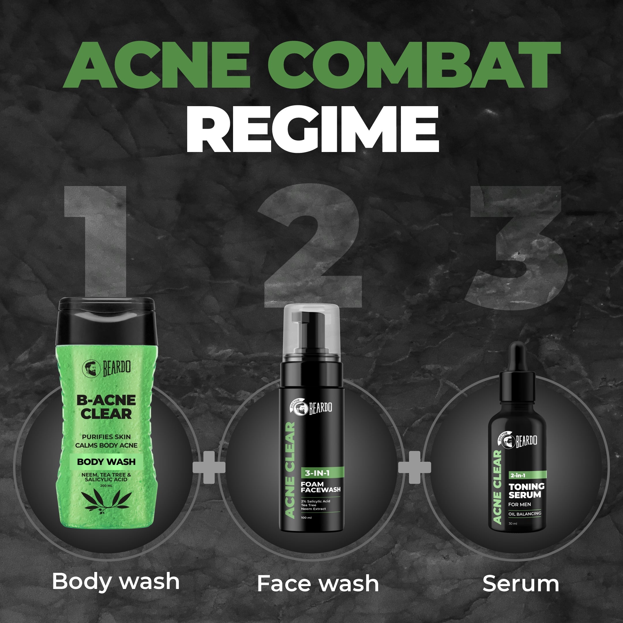 Beardo Acne Clear Foam Facewash, 100ml - Image 6 - Buy from Indicrest