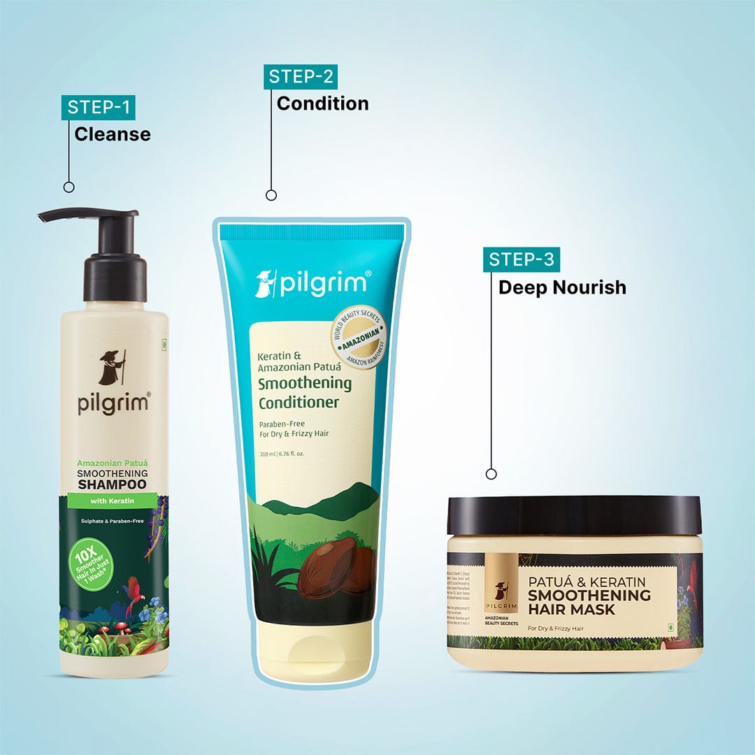 Pilgrim Patua & Keratin Hair Smoothening Conditioner, 200ml - Image 6 - Buy from Indicrest