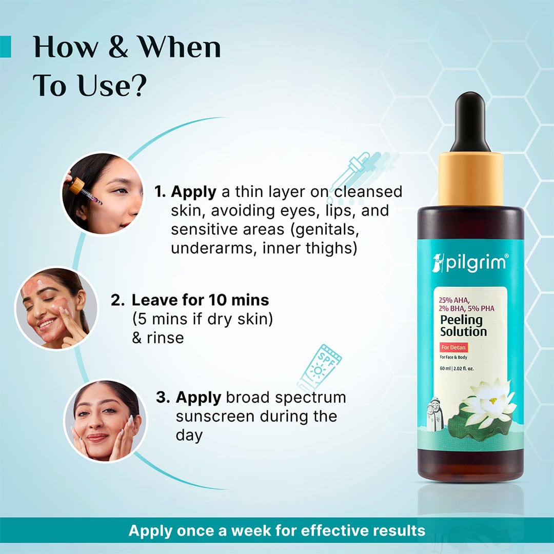 Pilgrim 25% AHA, 2% BHA, 5% PHA Peeling Solution, 30ml - Image 10 - Buy from Indicrest