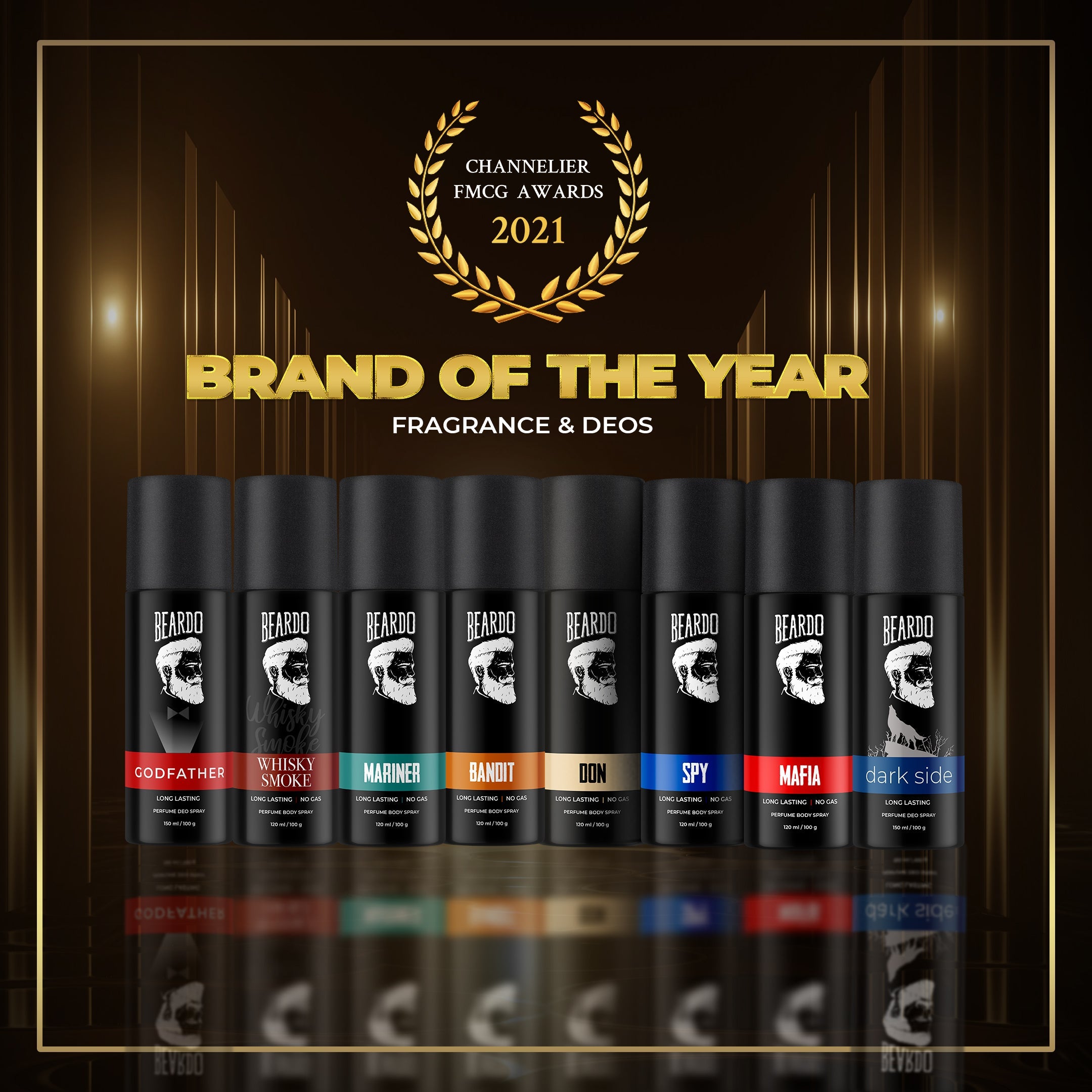 Beardo Darkside Perfume Deo Spray, 150ml - Image 5 - Buy from Indicrest