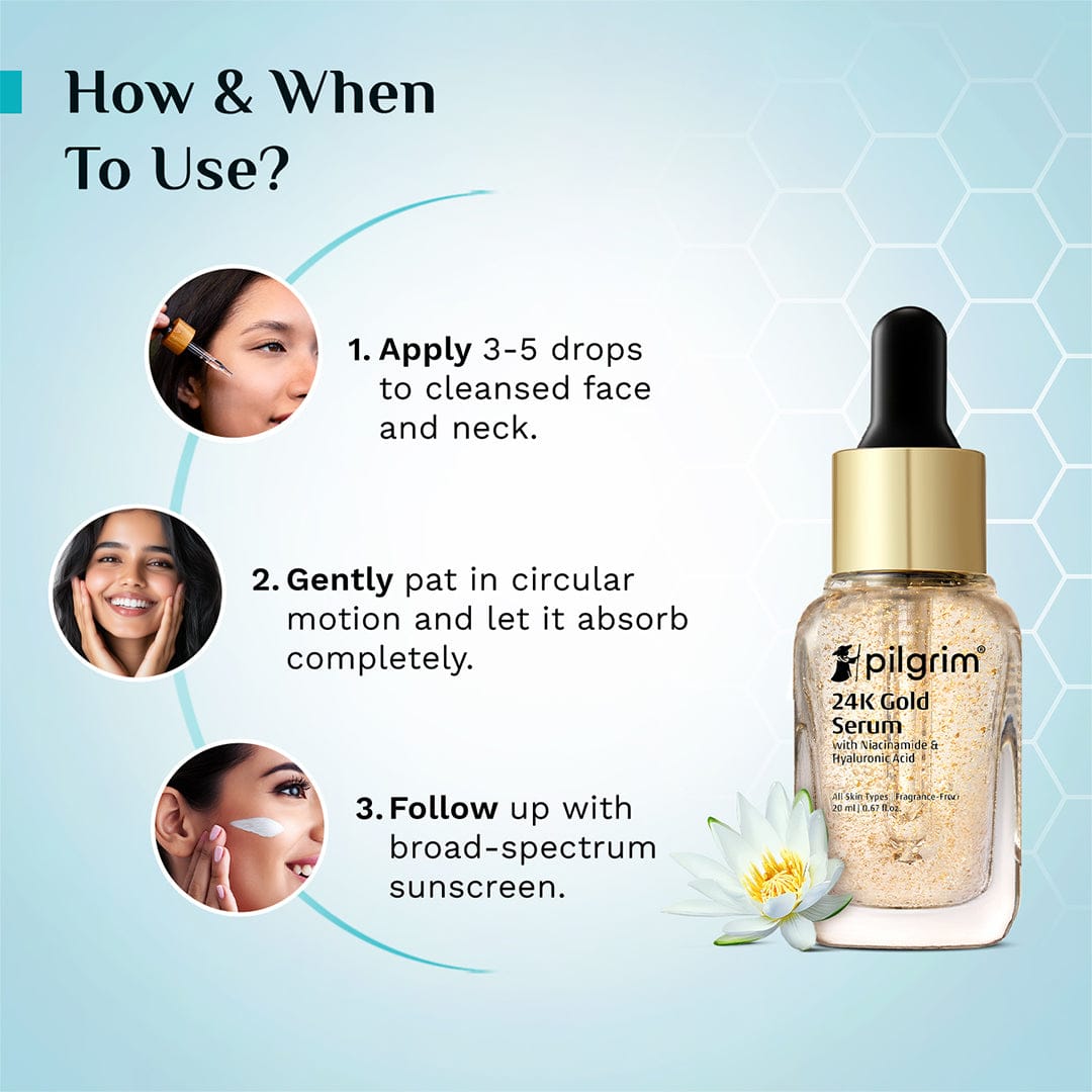 Pilgrim 24K Gold Serum, 20ml - Image 6 - Buy from Indicrest
