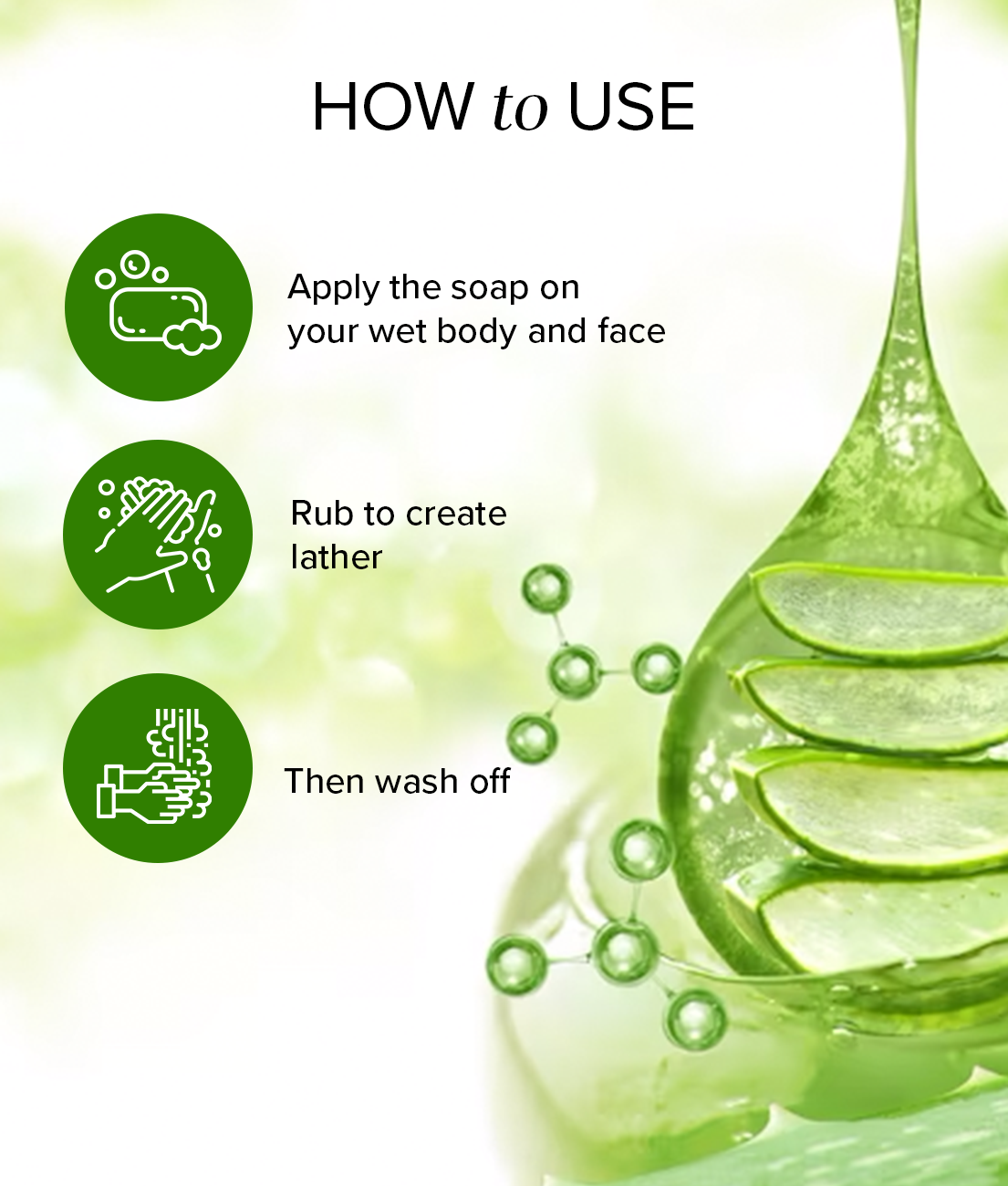 Khadi Natural Aloe Vera Soap Combo Pack Of 5 – 125gm Each - Image 4 - Buy from Indicrest
