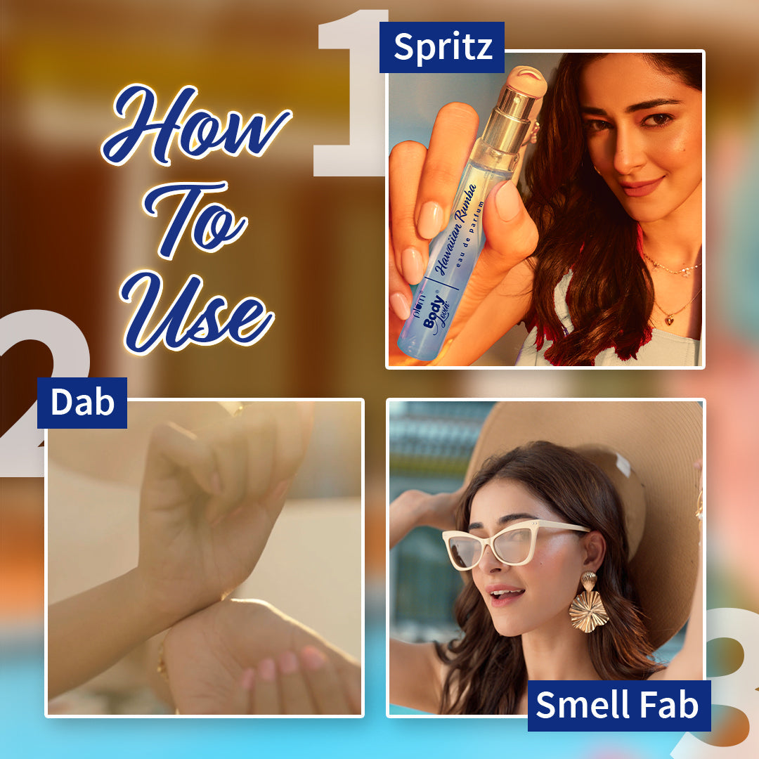 Plum Hawaiian Rumba Eau De Parfum (Perfume) by Plum BodyLovin' | Fresh Beachy Fragrance | Long Lasting | Easy To Carry, 50ml