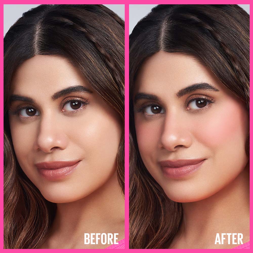 Maybelline Sunkisser Hazy Matte Blush, 12HR Sunkissed Cheeks, Transfer & Sweat-proof, Pink Mirage, 1 piece Buy at Indicrest Image 10