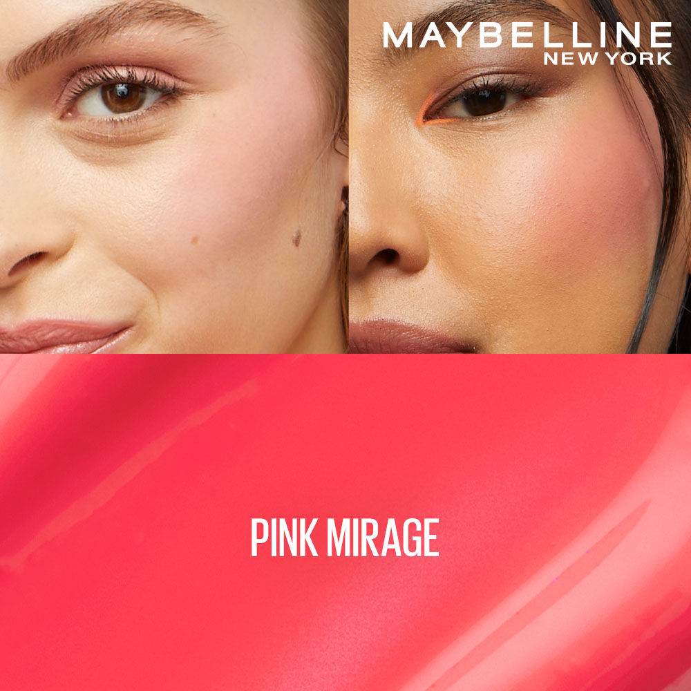 Maybelline Sunkisser Hazy Matte Blush, 12HR Sunkissed Cheeks, Transfer & Sweat-proof, Pink Mirage, 1 piece Buy at Indicrest Image 8