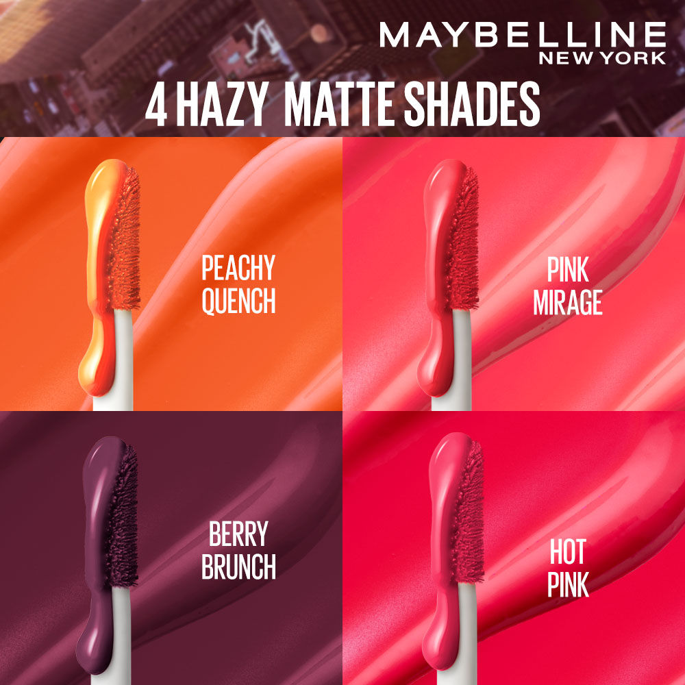 Maybelline Sunkisser Hazy Matte Blush, 12HR Sunkissed Cheeks, Transfer & Sweat-proof, Pink Mirage, 1 piece Buy at Indicrest Image 9