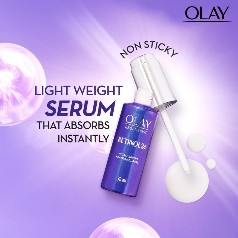 Olay Retinol Kit For Overnight Repair - Serum, 30ml With Free Cleanser, 100ml Combo Buy at Indicrest Image 6