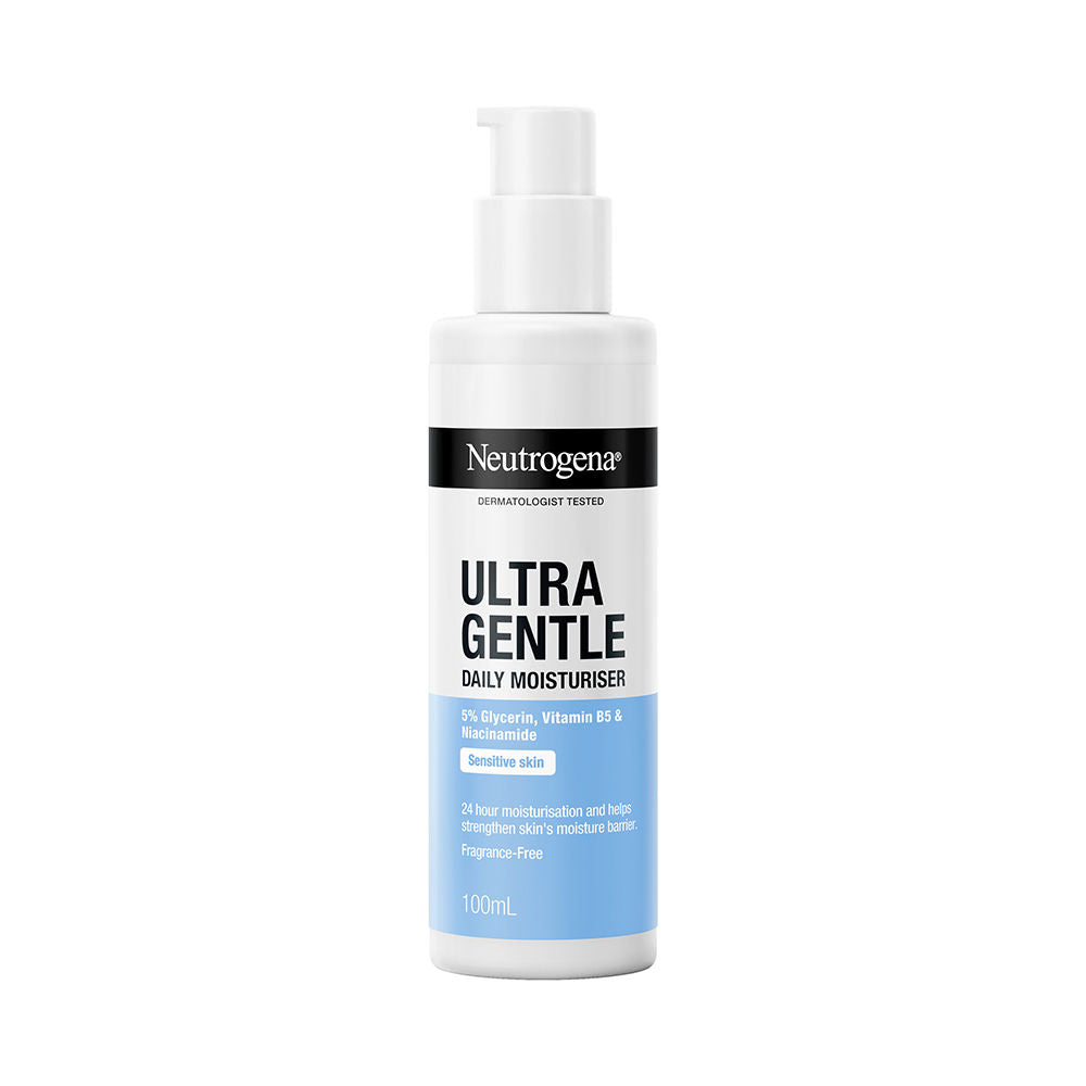 Neutrogena Ultra Gentle Daily Face Moisturizer With Glycerin, Niacinamide & Vitamin B5, 100ml