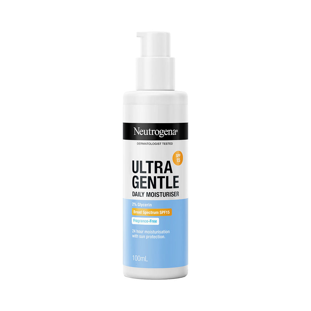 Neutrogena Ultra Gentle Daily Face Moisturizer With SPF 15, 100ml