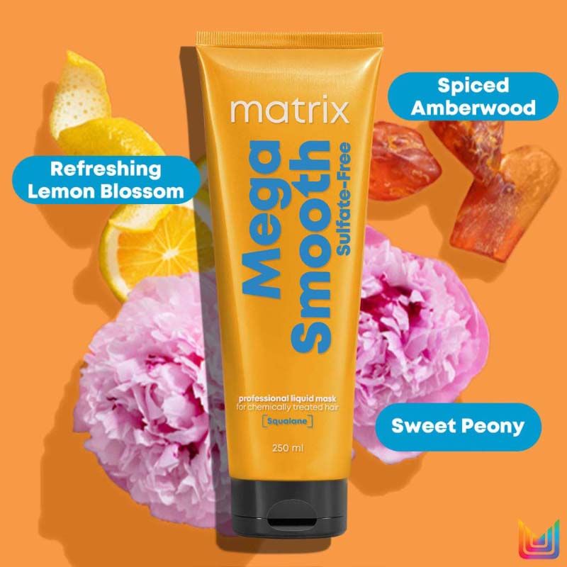 Matrix Mega Smooth Liquid Hair Mask, Reviving Bond Repair Treatment, 5X Strength, Smoothens Hair, 250ml Buy at Indicrest Image 8