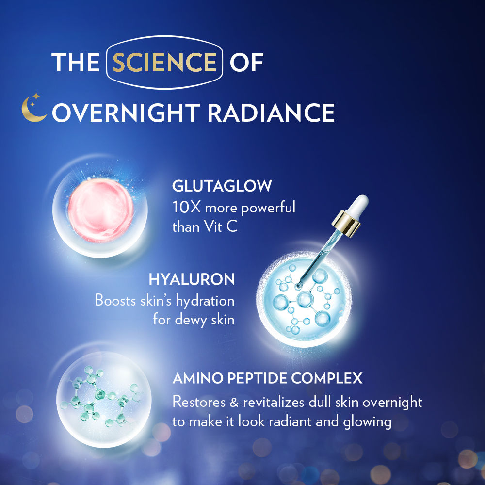 Vaseline Gluta-Hya Overnight Radiance, Serum-In-Lotion, With Amino Peptide And GlutaGlow, 200ml Buy at Indicrest Image 5