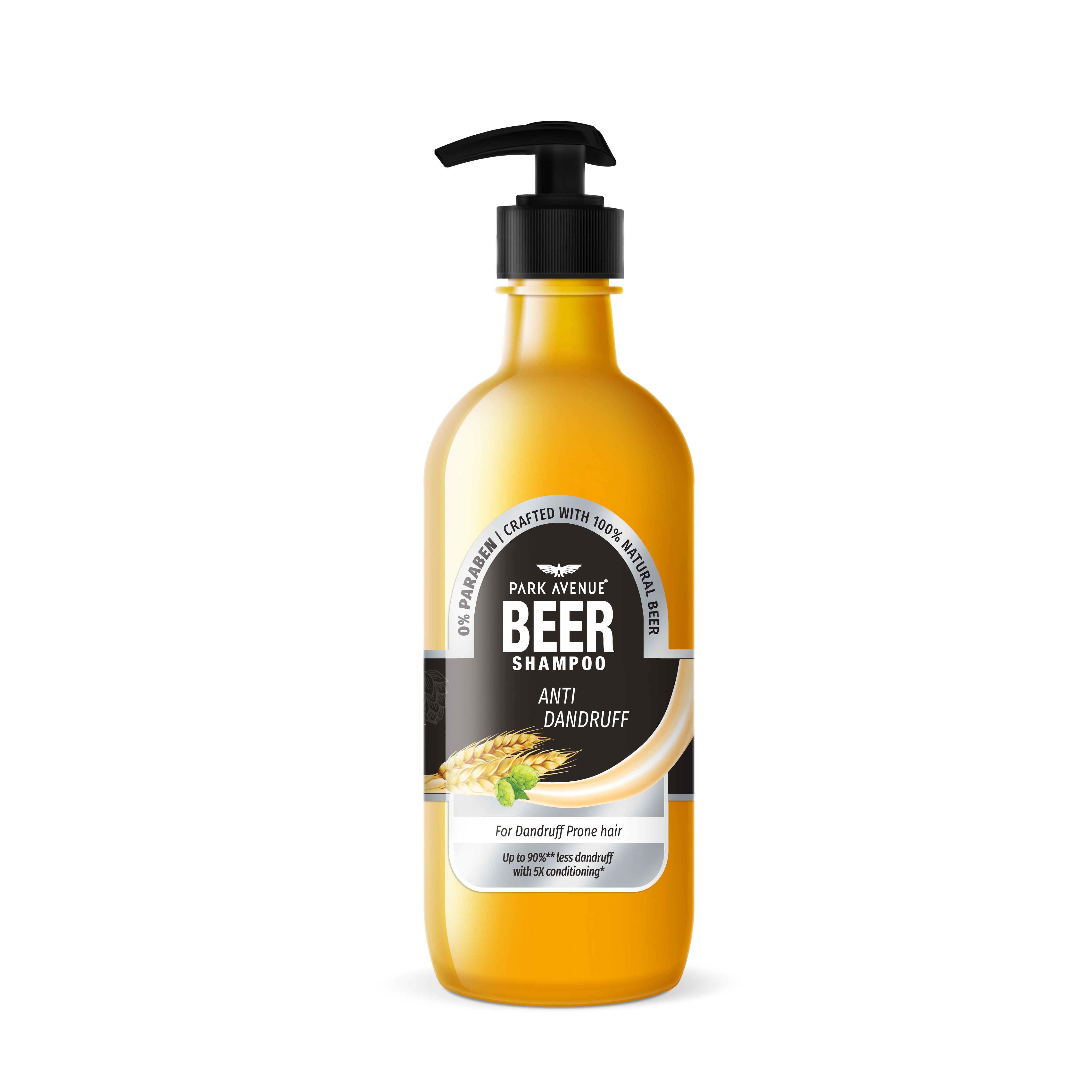 Park Avenue Beer Shampoo - Antidandruff, 650ml