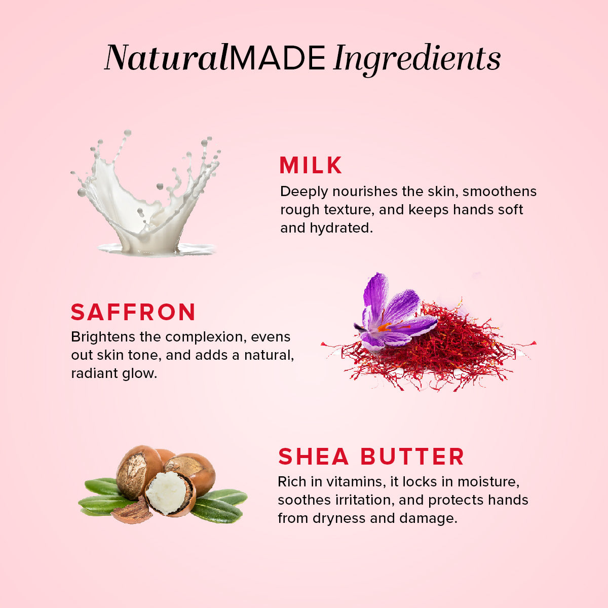 Khadi Natural Hand Cream Milk & Saffron with Sheabutter - 100gm - Image 4 - Buy from Indicrest