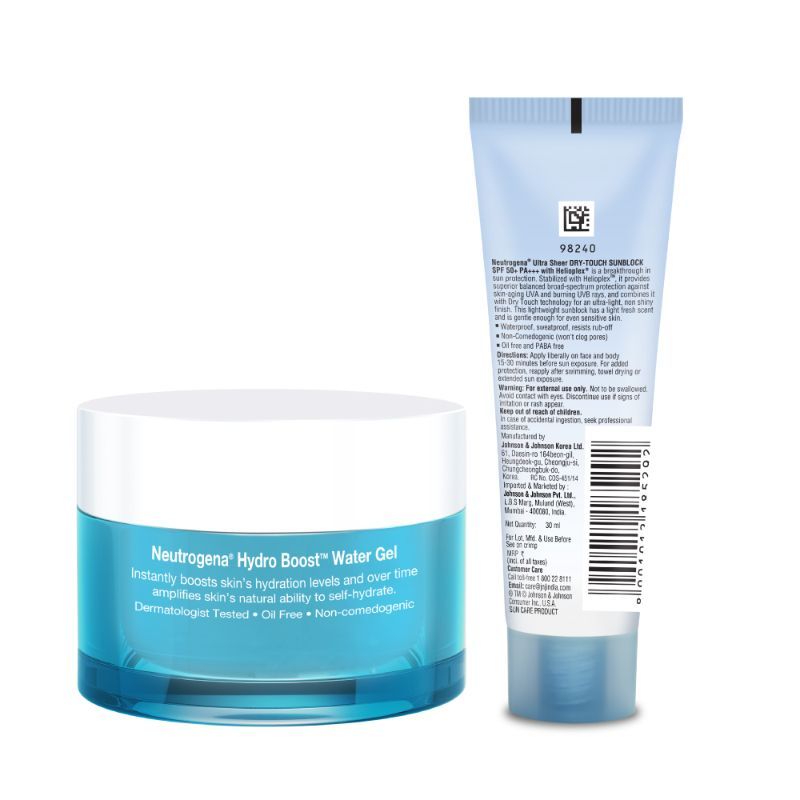 Neutrogena Bestseller Duo Combo, Water Gel + Sunscreen 30ml