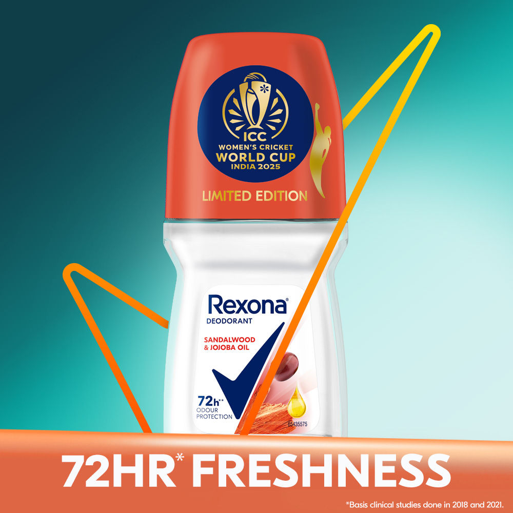 Rexona Lotus Flower & Shea Butter And Sandalwood & Jojoba Oil Antiperspirant Roll-On (Pack of 2) Buy at Indicrest Image 4