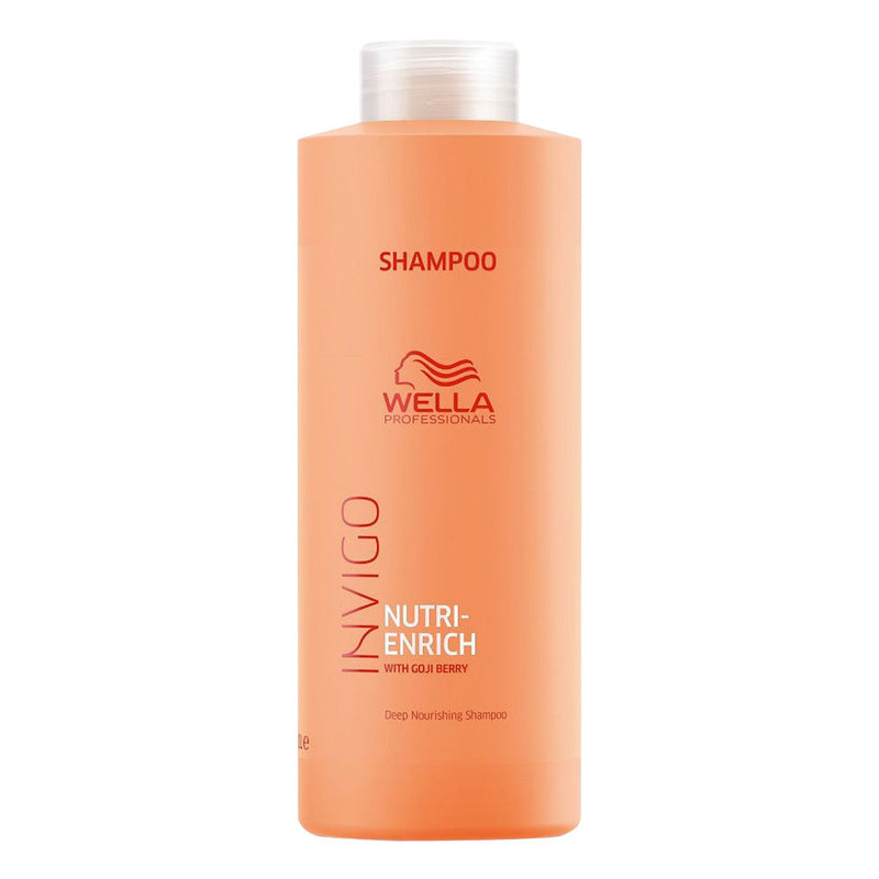 Wella Professionals Invigo Nutri Enrich Shampoo For Dry, Frizzy & Damaged Hair With Goji Berry, 1000ml Buy at Indicrest