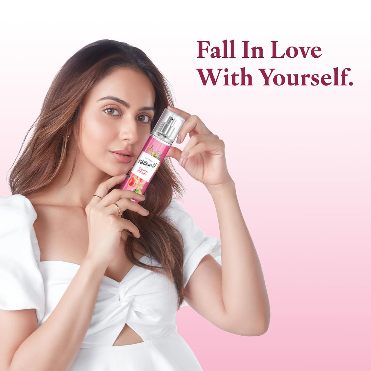 Wottagirl Wottagirl! Cupid Heart Body Splash, 135ml | Long-Lasting Fresh Fruity Floral Body Mist for Women | Melon, Red Fruits & Jasmine Notes - Image 2 - Buy from Indicrest
