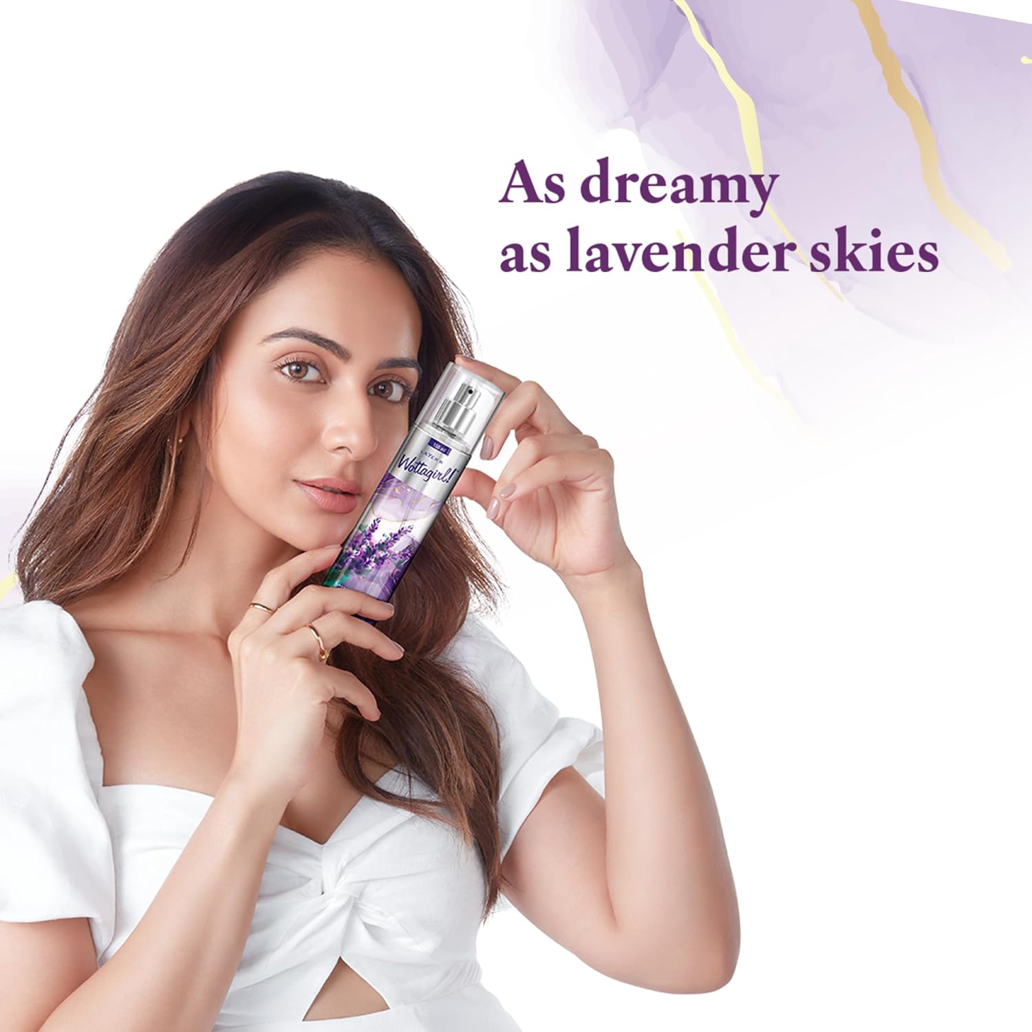 Wottagirl Wottagirl! Lavender Breeze Body Splash, 150ml | Long-Lasting Floral Fragrance for Women | Dreamy Lavender Notes | Soothing Scent, Skin-Friendly  - Image 2 - Buy from Indicrest