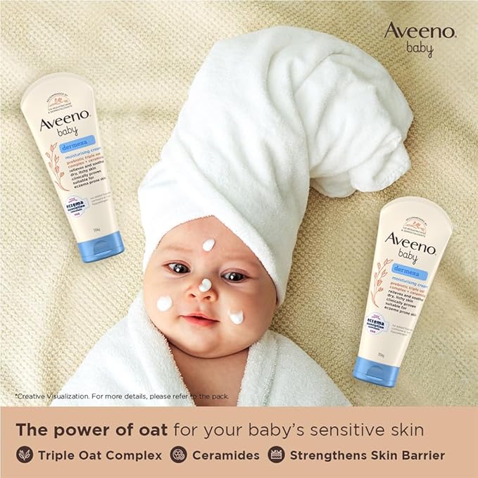 Aveeno Baby Dermexa Cream, 206gms | Gentle Baby Moisturising Cream