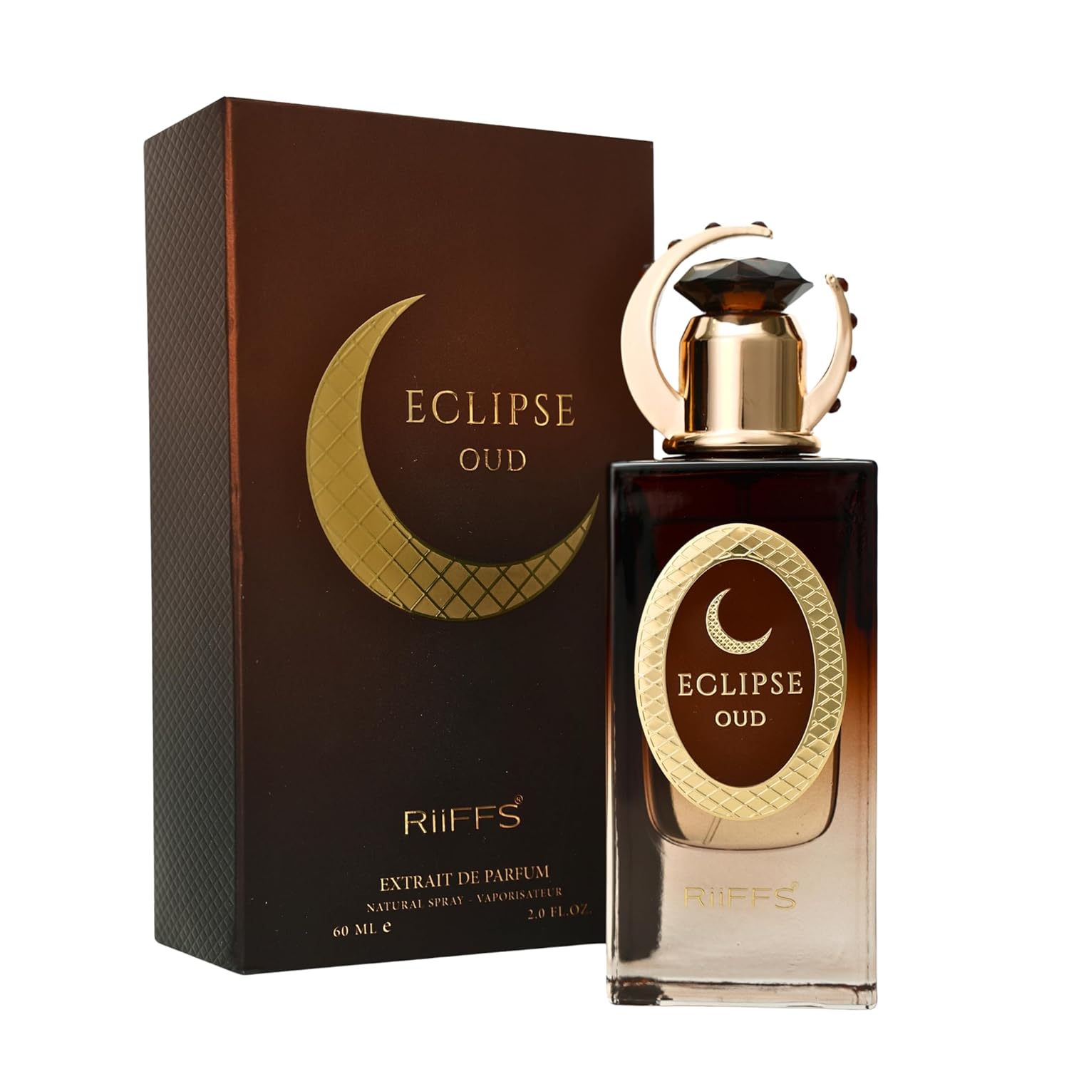 RiiFFS Eclipse Oud Extrait De Parfum for Men, 60ml