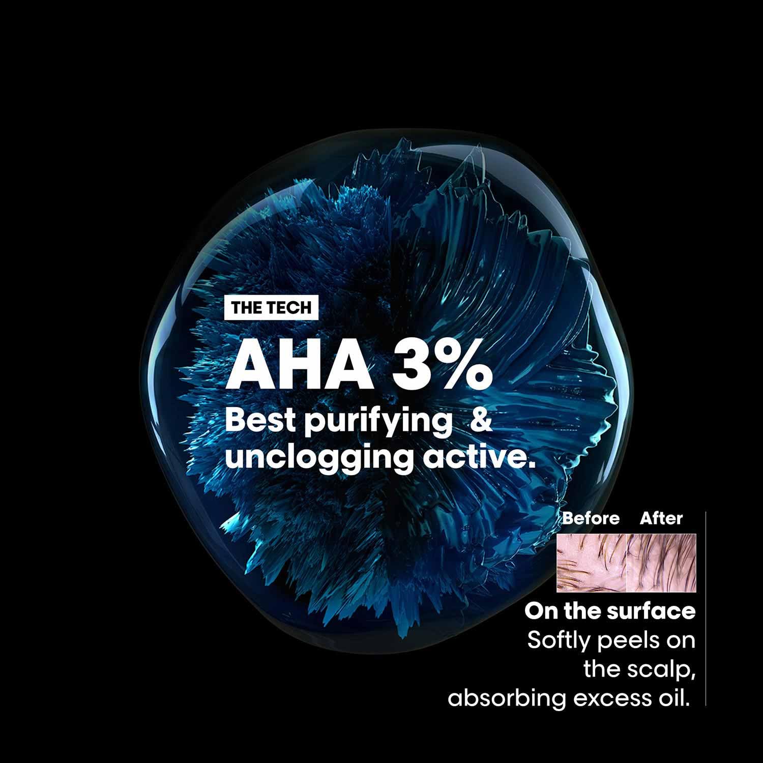 L'Oréal Professionnel Paris Anti-Oiliness Shampoo + Absolut Repair Molecular Rinse-Off Serum + Absolut Repair Molecular Leave-In Mask (300ml +250ml+100ml)