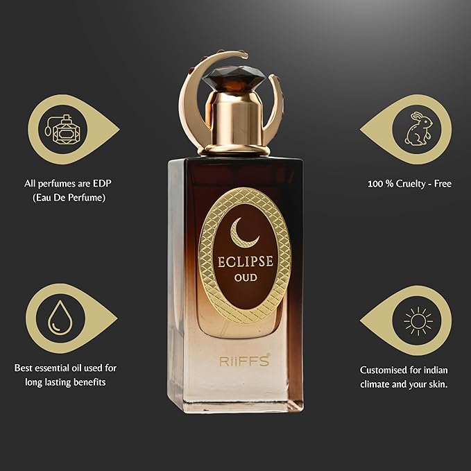 RiiFFS Eclipse Oud Extrait De Parfum for Men, 60ml