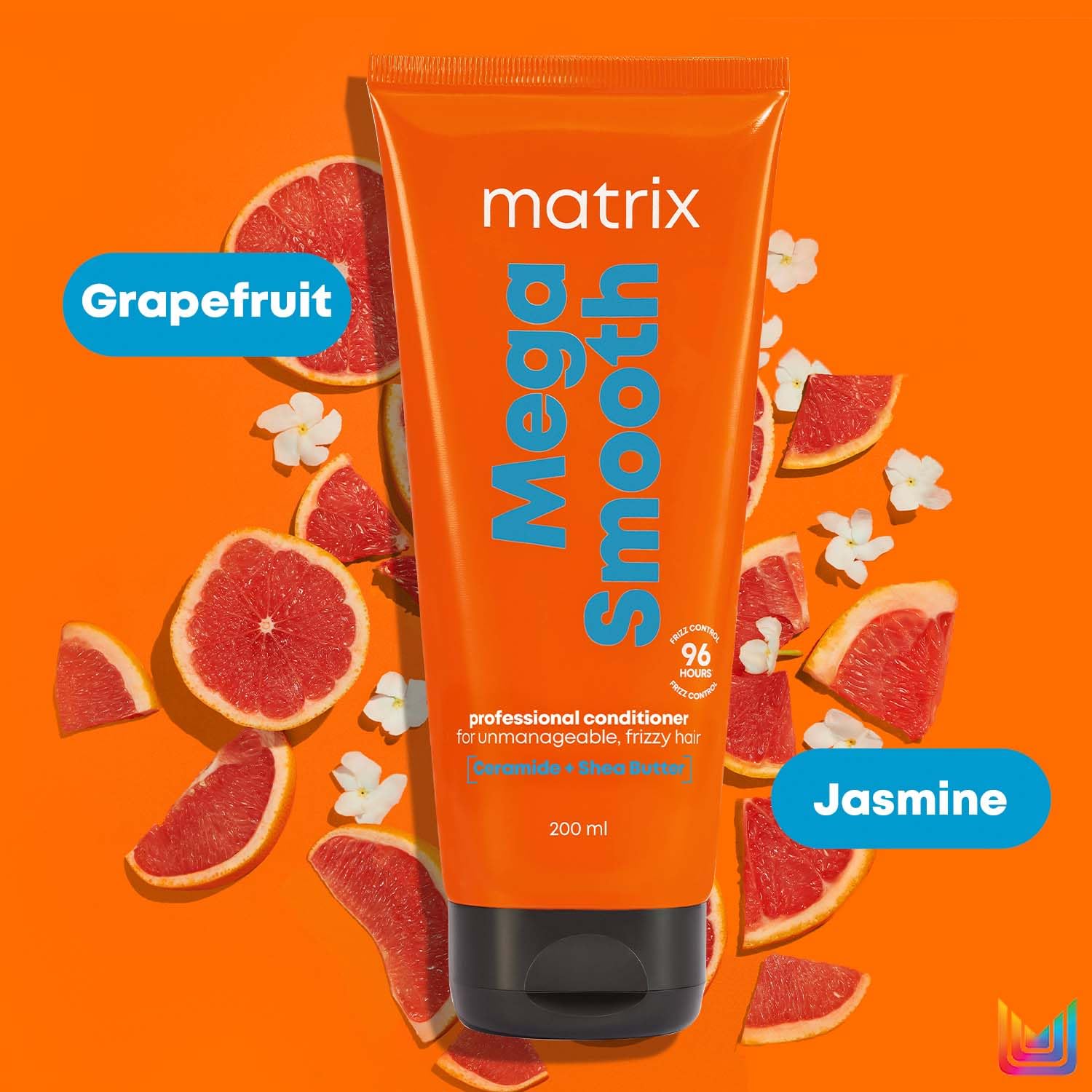 Matrix Mega Smooth Conditioner with Shea Butter and Ceramides for Frizzy Hair |Max Smoothness for 4 Days | Used by 1 Lakh Hairstylists*|For All Hair Types | Paraben Free - Image 9 - Buy from Indicrest
